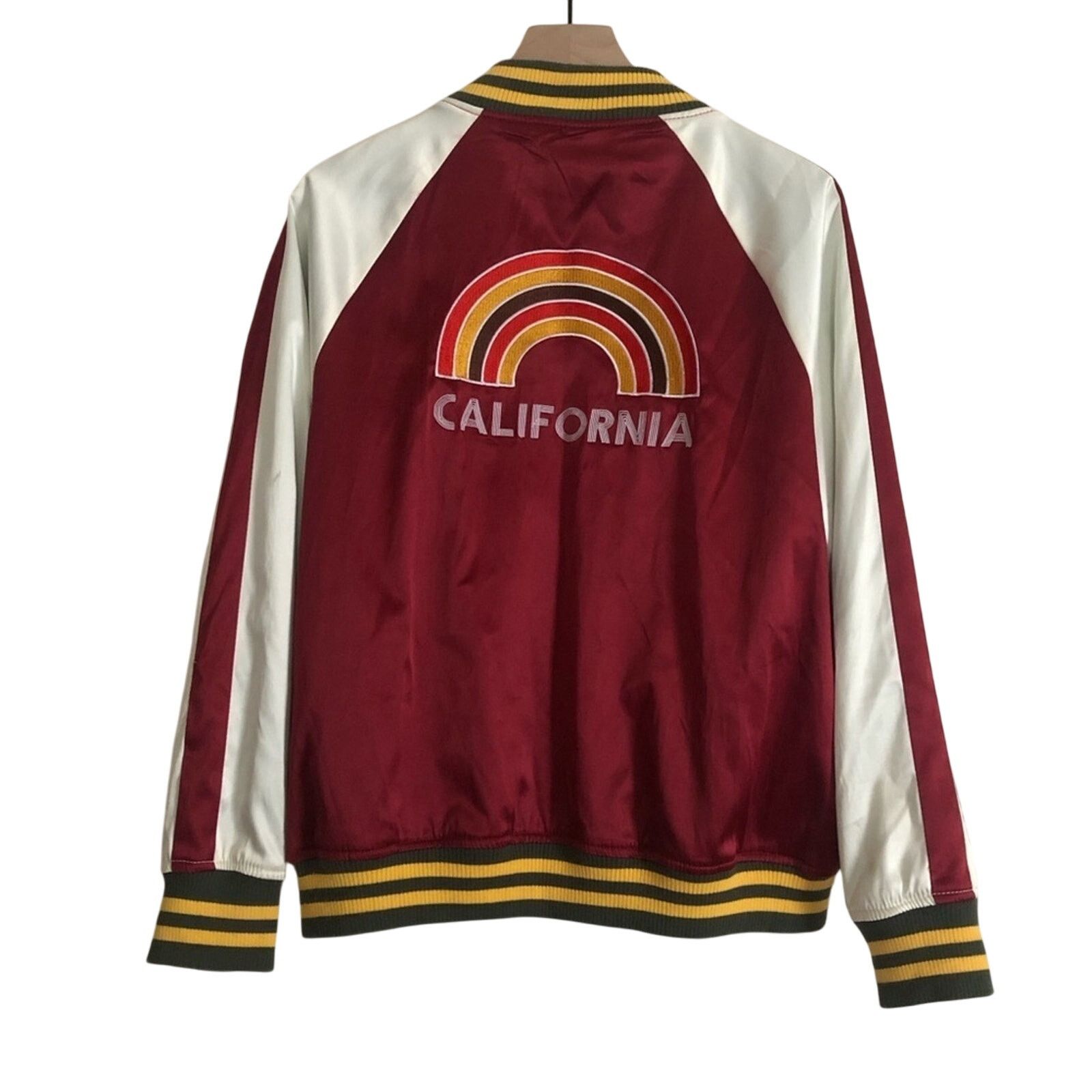 Other Ashley by 26 International Satin California Varsity Jacket Size XL / US 12-14 / IT 48-50 - 3 Thumbnail