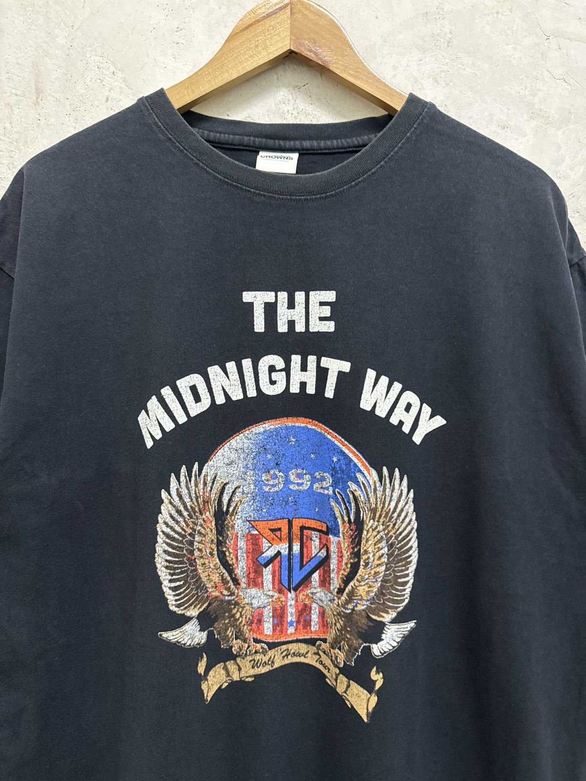 Vintage Midnight Way Rock US Tour Tee Size US XL / EU 56 / 4 - 2 Thumbnail