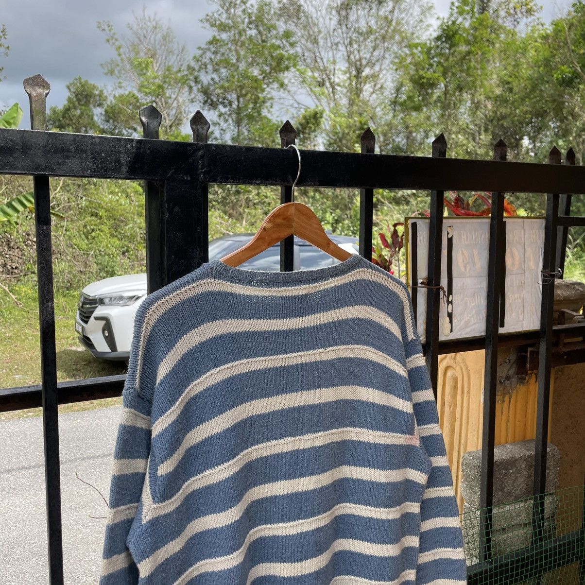 Polo Ralph Lauren 🔥Vintage Polo Ralph Lauren Hand Knit Made Striped Knitwear Size US S / EU 44-46 / 1 - 3 Thumbnail