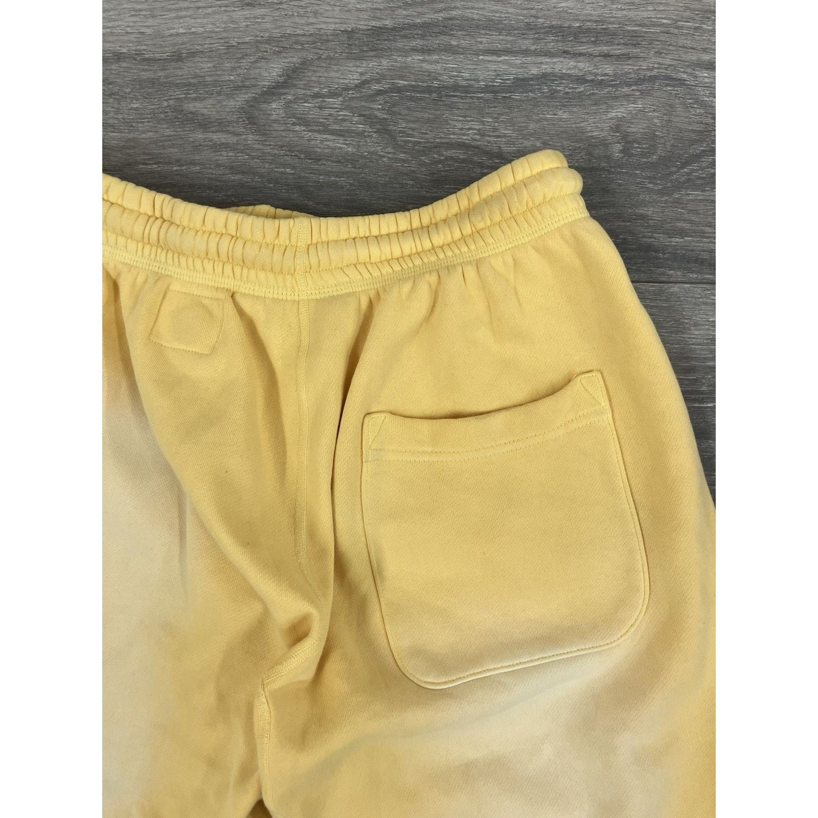HELLSTAR Hellstar Sweatpants Mens Yellow Fleece Lined Sportswear Size US 35 - 8 Thumbnail