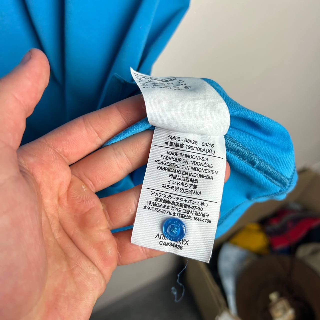 Arc'teryx Mens Arcteryx small logo basic outdoor blue polo Size US XL / EU 56 / 4 - 10 Thumbnail