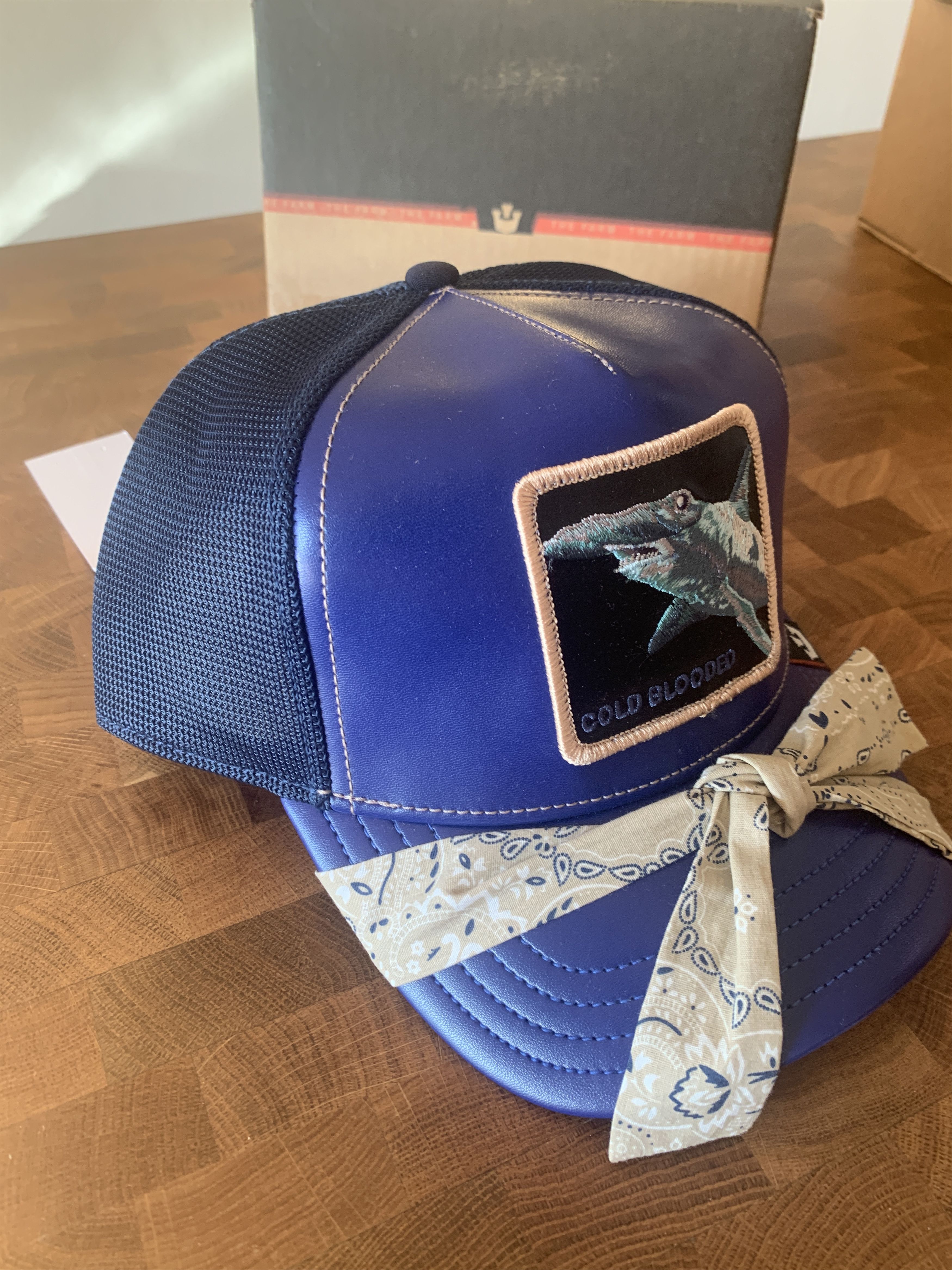Goorin Bros. Goorin Bros. Farm Trucker hat Shark/ Cold blooded Size ONE SIZE - 3 Thumbnail