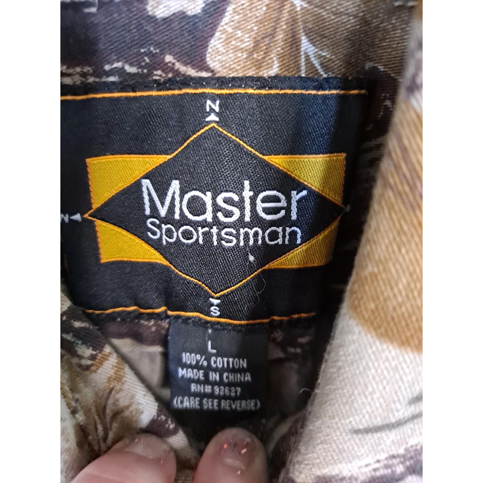 Other Master Sportsman Long Sleeve Tree Camo 100% Cotton Shirt Siz Size US L / EU 52-54 / 3 - 4 Thumbnail