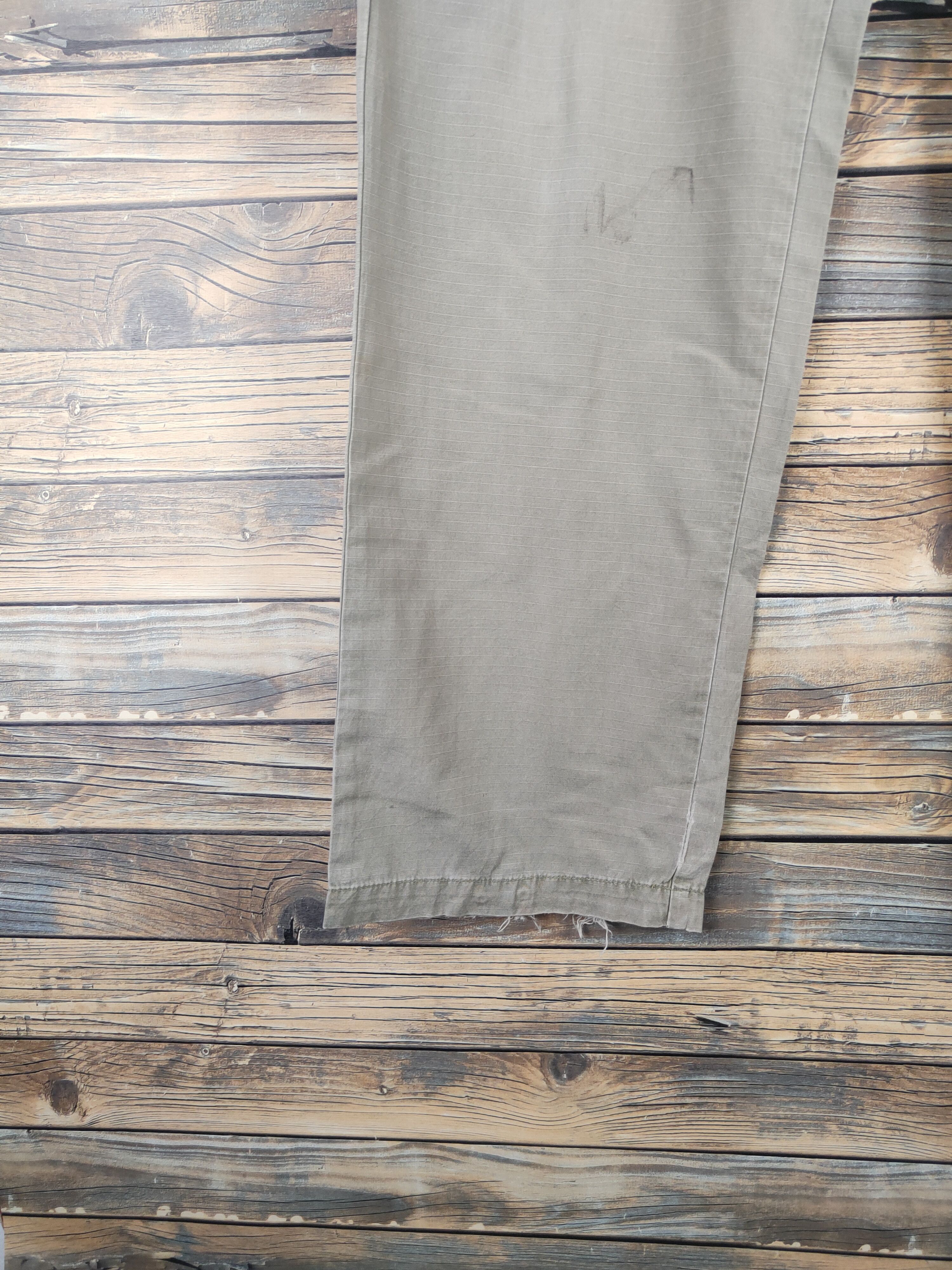 Japanese Brand DL Back Number Olive Faded Multipocket Cargo Pants #46-227T Size US 34 / EU 50 - 5 Thumbnail