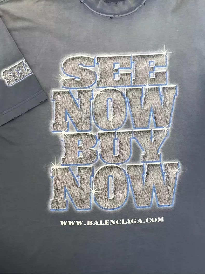 Balenciaga Balenciaga Make old short sleeves Size US S / EU 44-46 / 1 - 4 Thumbnail