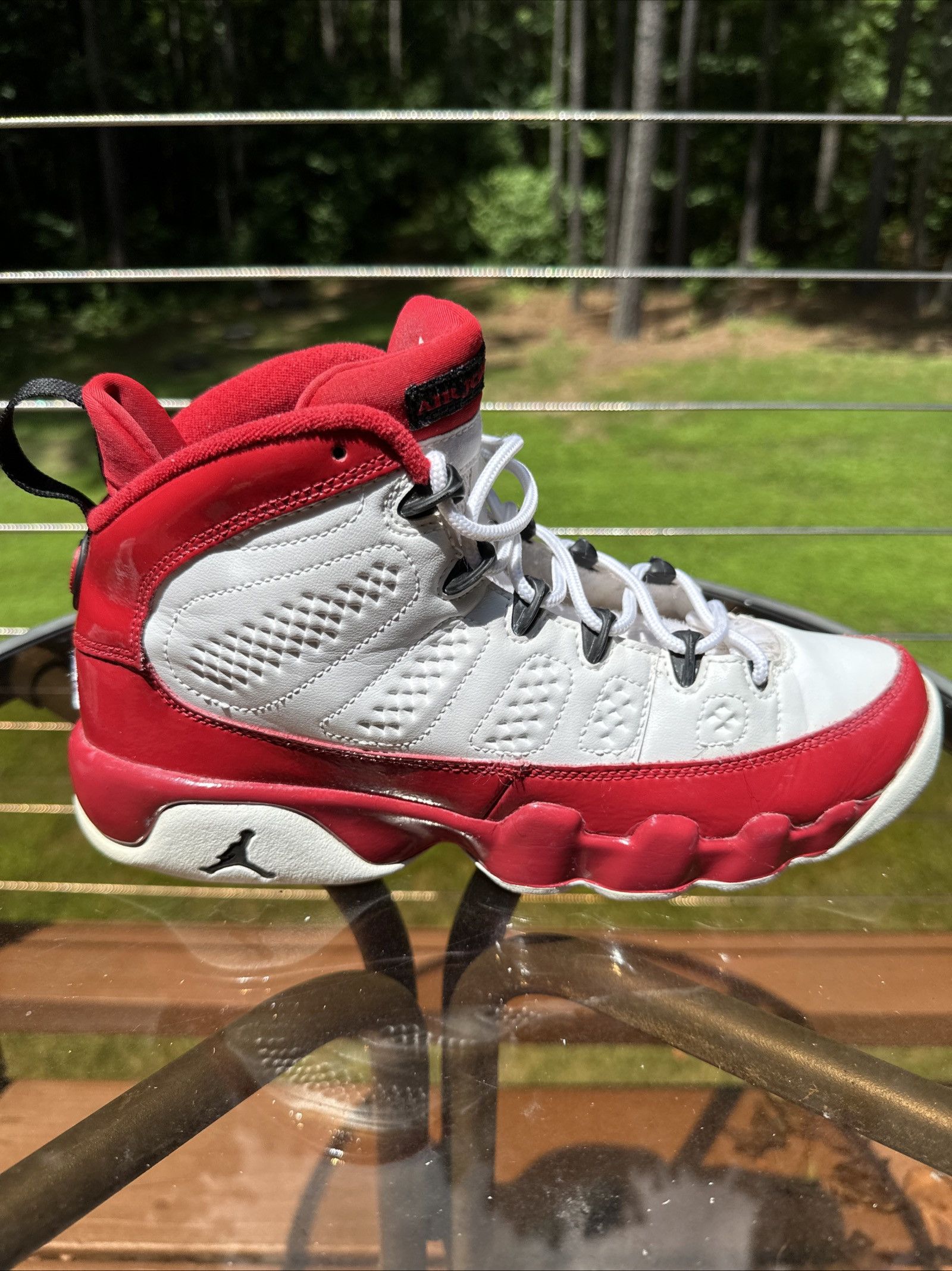 Jordan Brand Nike Air Jordan 9 Retro Gym Red 302359-160 GS Size 7y Size US 7 / EU 40 - 10 Thumbnail
