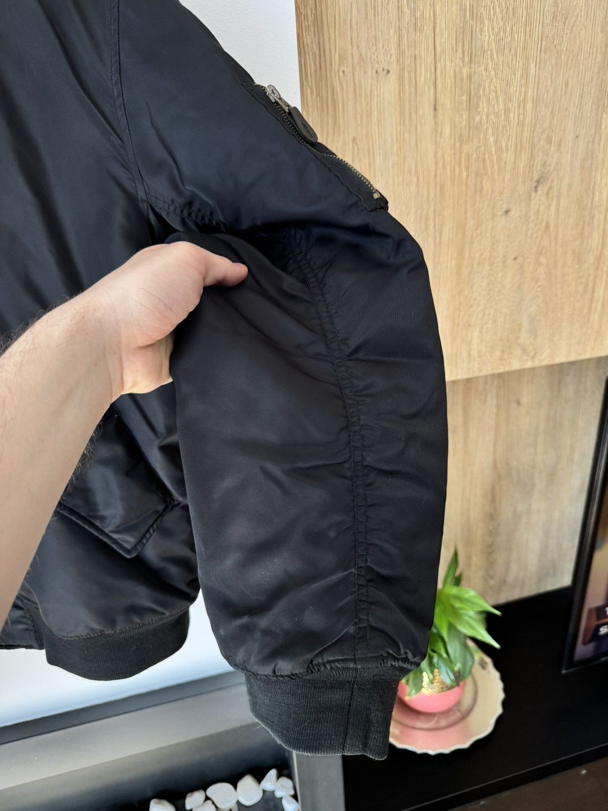 Fostex Garments Fostex Garments CWU Flyer Black Vintage Nylon Bomber Jacket Size US XL / EU 56 / 4 - 9 Thumbnail