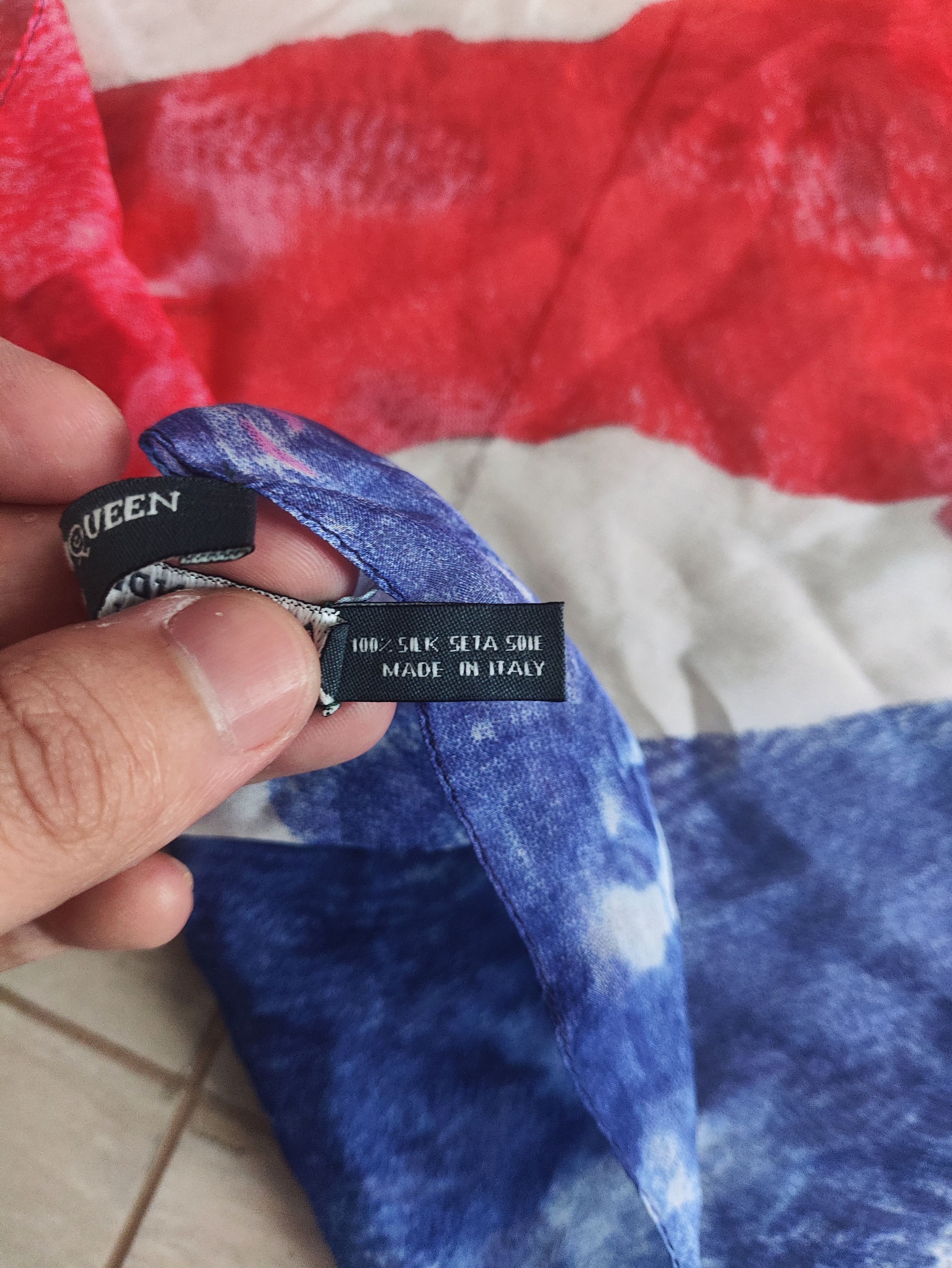 Alexander McQueen AW11 God Save McQueen Union Jack Archive Silk Scarf Size ONE SIZE - 6 Thumbnail