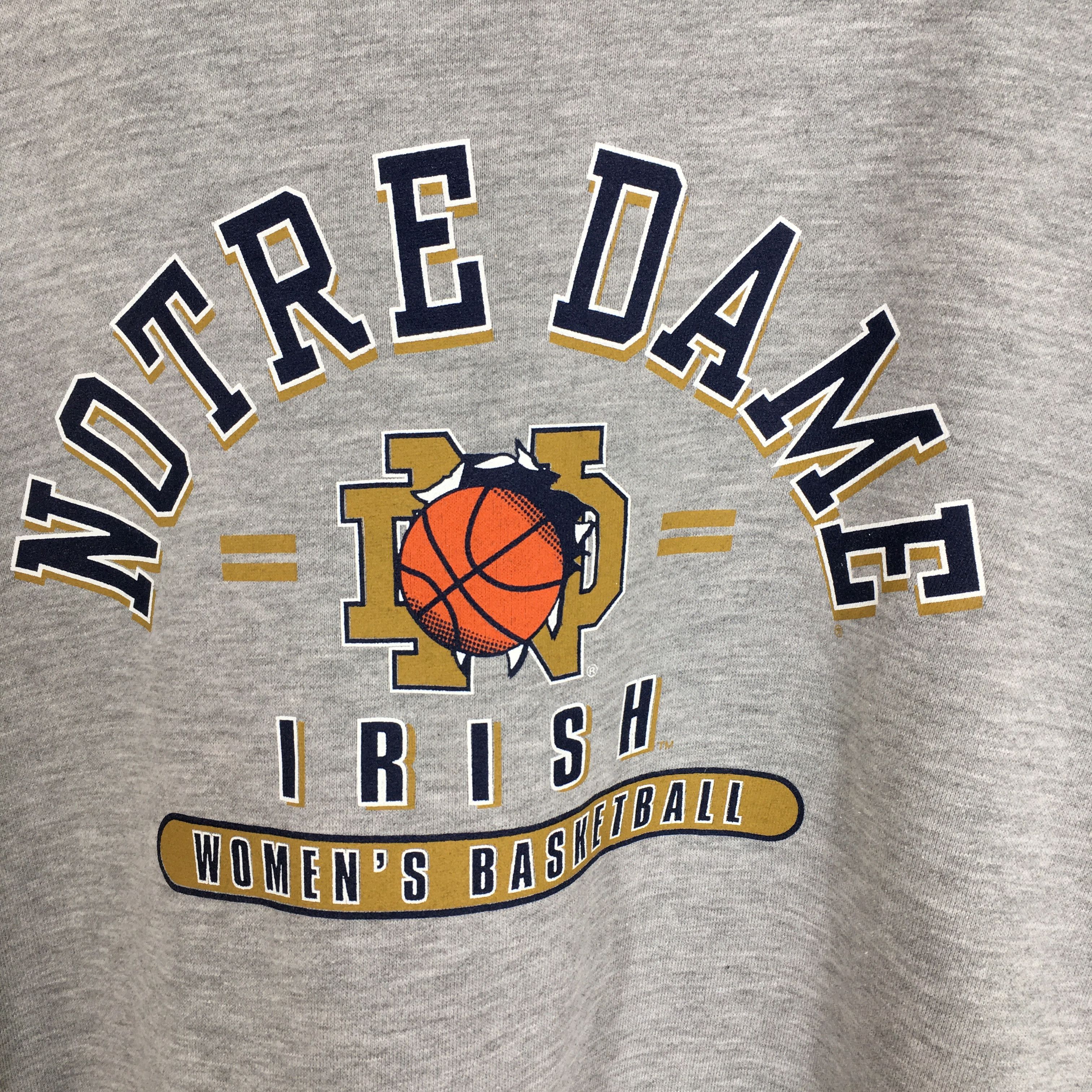 Jansport × NBA × Vintage Vintage 90s Notre Dame Women Basketball Sweatshirt XLarge Size US XL / EU 56 / 4 - 3 Thumbnail