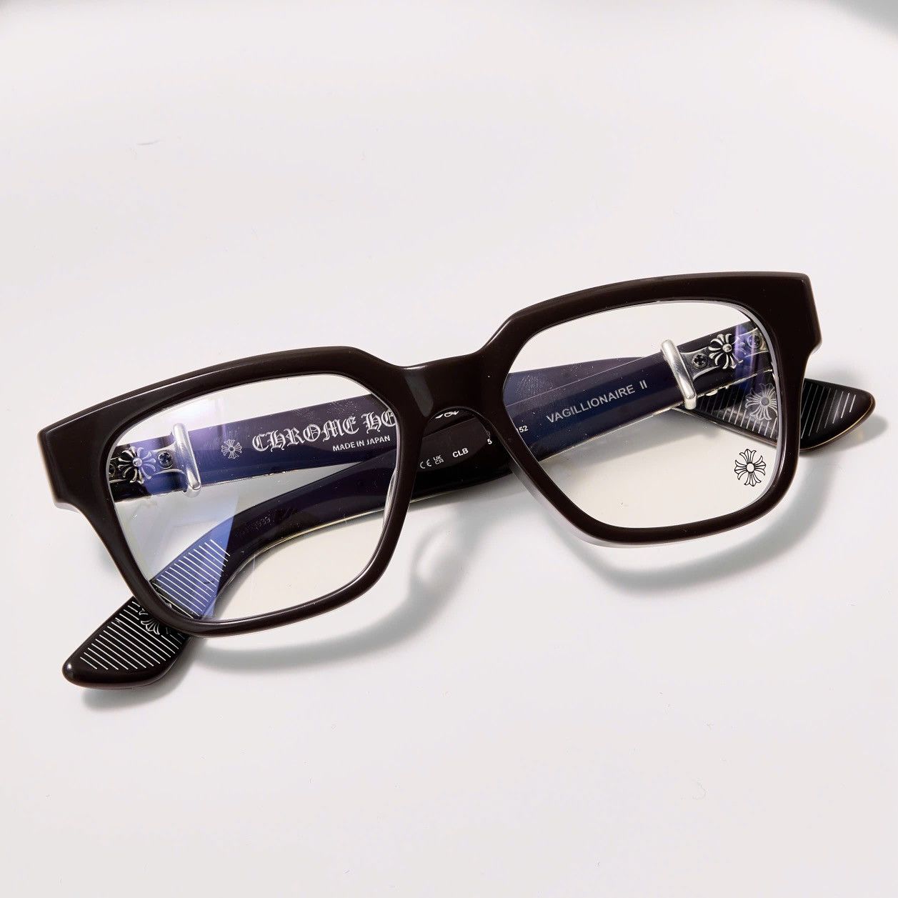 Chrome Hearts CHROME HEARTS VAGILLIONAIRE II CLASSIC BROWN GLASSES Size ONE SIZE - 6 Thumbnail