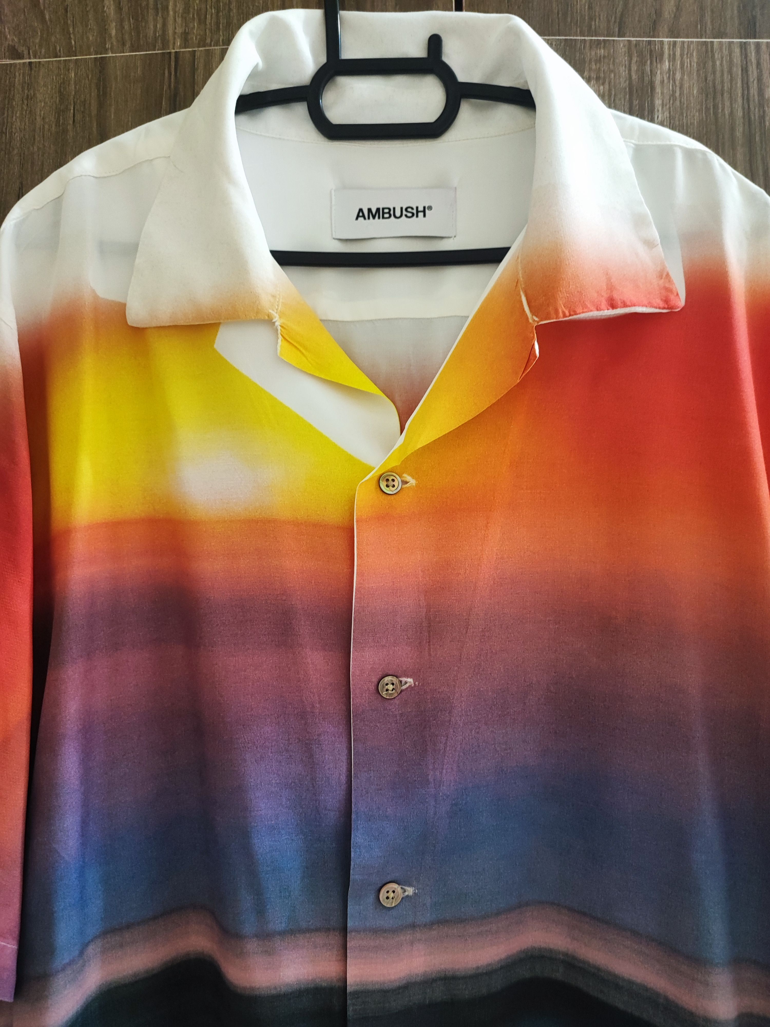 Ambush Design Ambush Sunset Print Short Sleeve Rayon Shirt Size US S / EU 44-46 / 1 - 3 Thumbnail