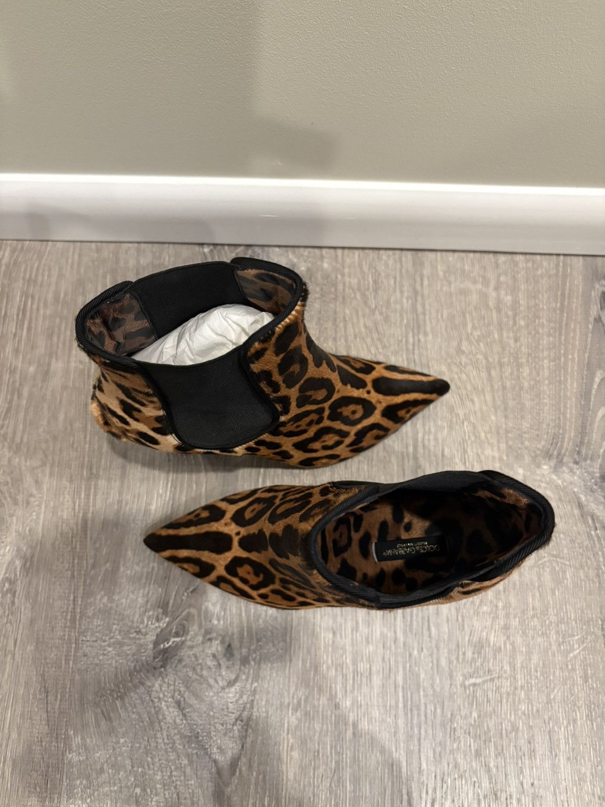 Dolce & Gabbana Dolce & Gabbana Leo Leopard Boots NWT SZ 35 Size US 5 / IT 35 - 6 Thumbnail