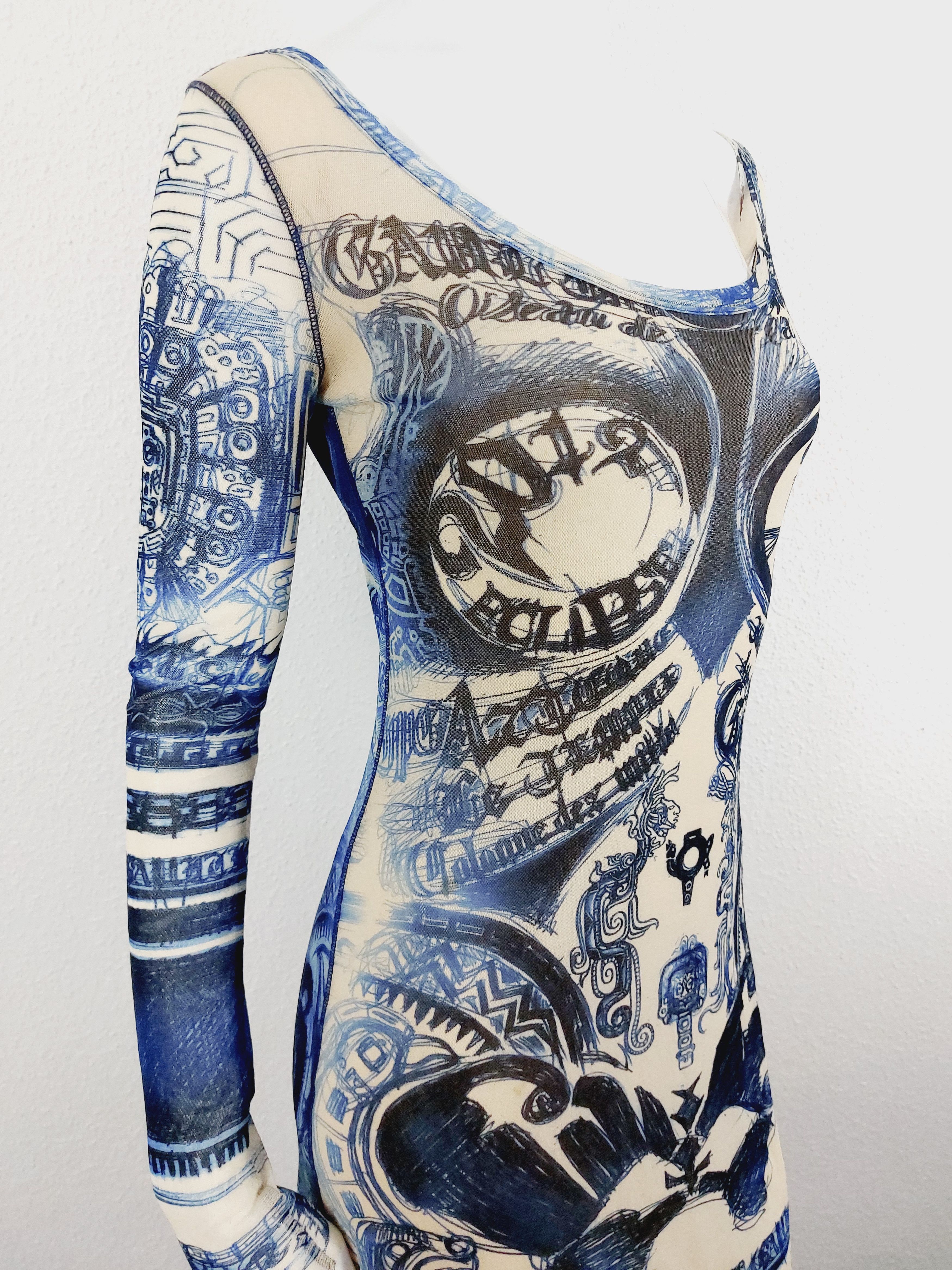 Jean Paul Gaultier Jean Paul Gaultier Maori 2012 Maya Eclipse Satan Dress Size M / US 6-8 / IT 42-44 - 14 Thumbnail