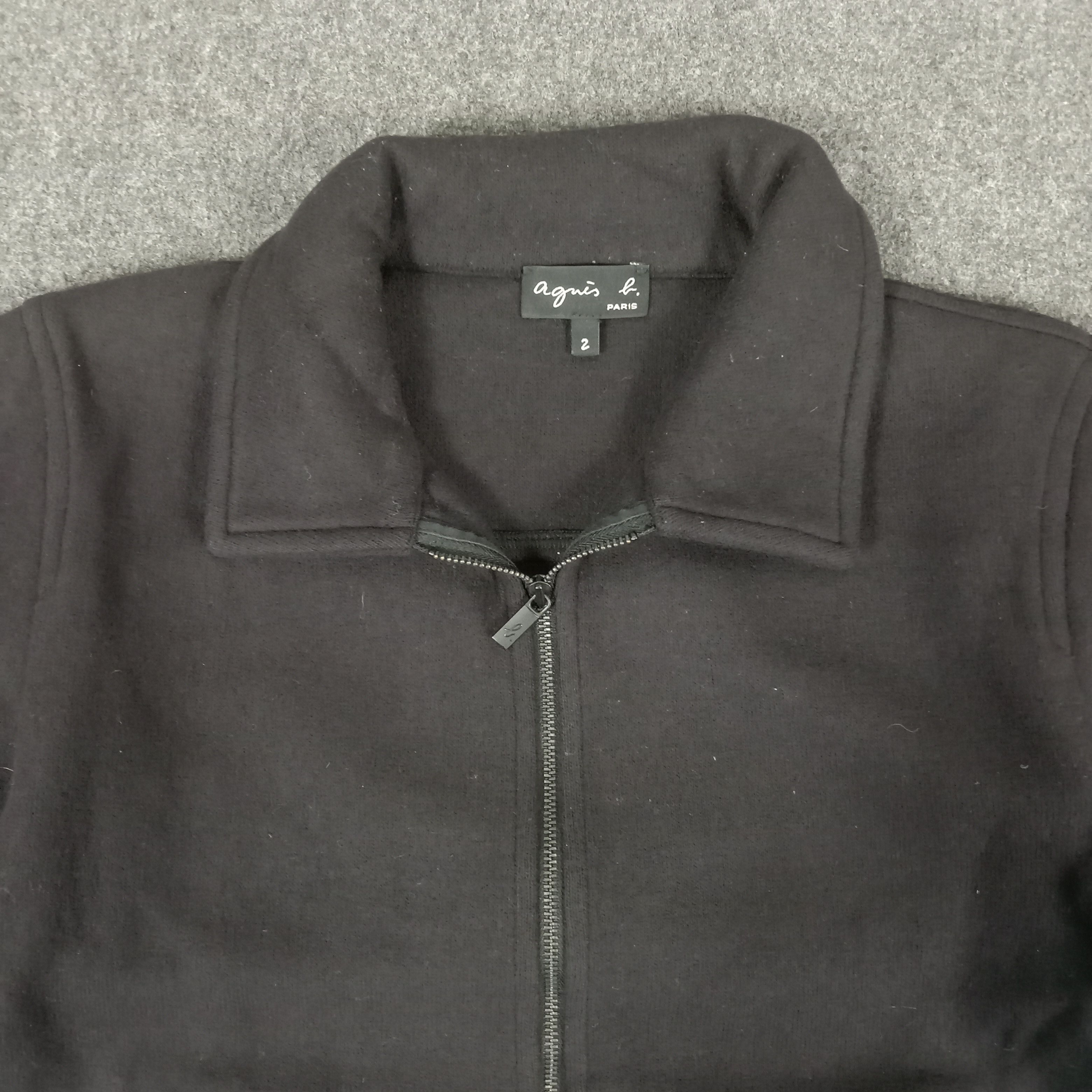 Vintage × agnes b. Agnes.B Fashion Brand Crop Sweatshirt Size S / US 4 / IT 40 - 2 Thumbnail