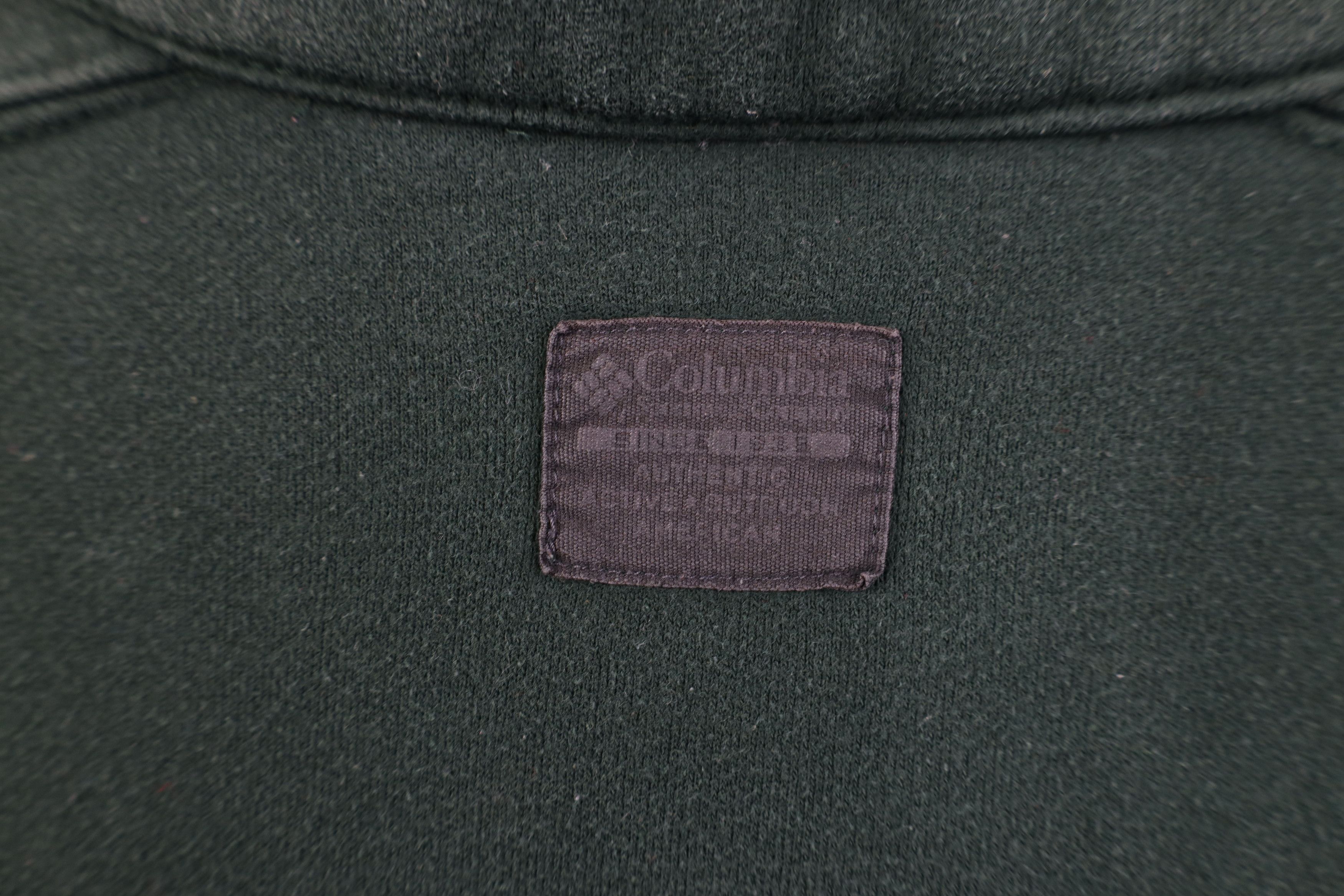 Columbia Vintage 90s Y2K Columbia Elbow Patch 1/4 Half Zip Sweatshirt Size US XXL / EU 58 / 5 - 10 Thumbnail