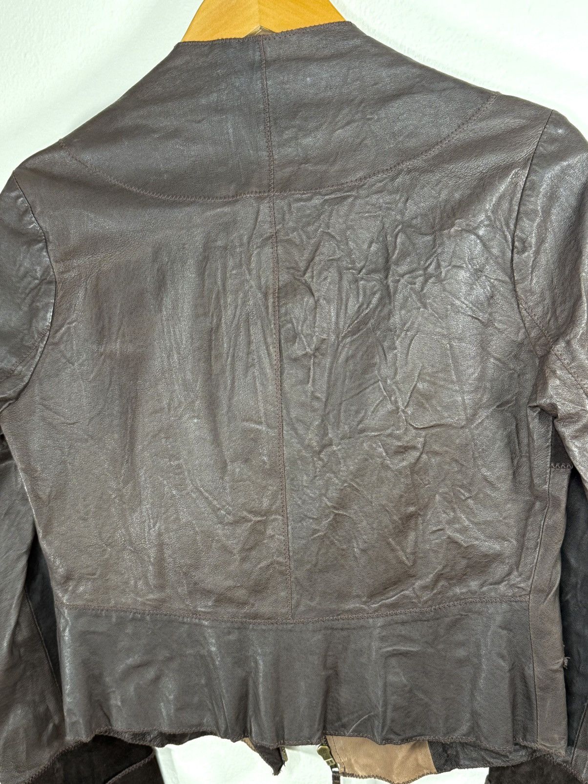 Vintage Illia Brown Leather & Suede Moto Jacket Women’s Size 4 Size S / US 4 / IT 40 - 17 Thumbnail