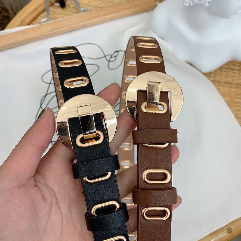 Designer Hip-hop Vintage Belt Riveted Belts Menswear Accessories Size ONE SIZE - 4 Thumbnail