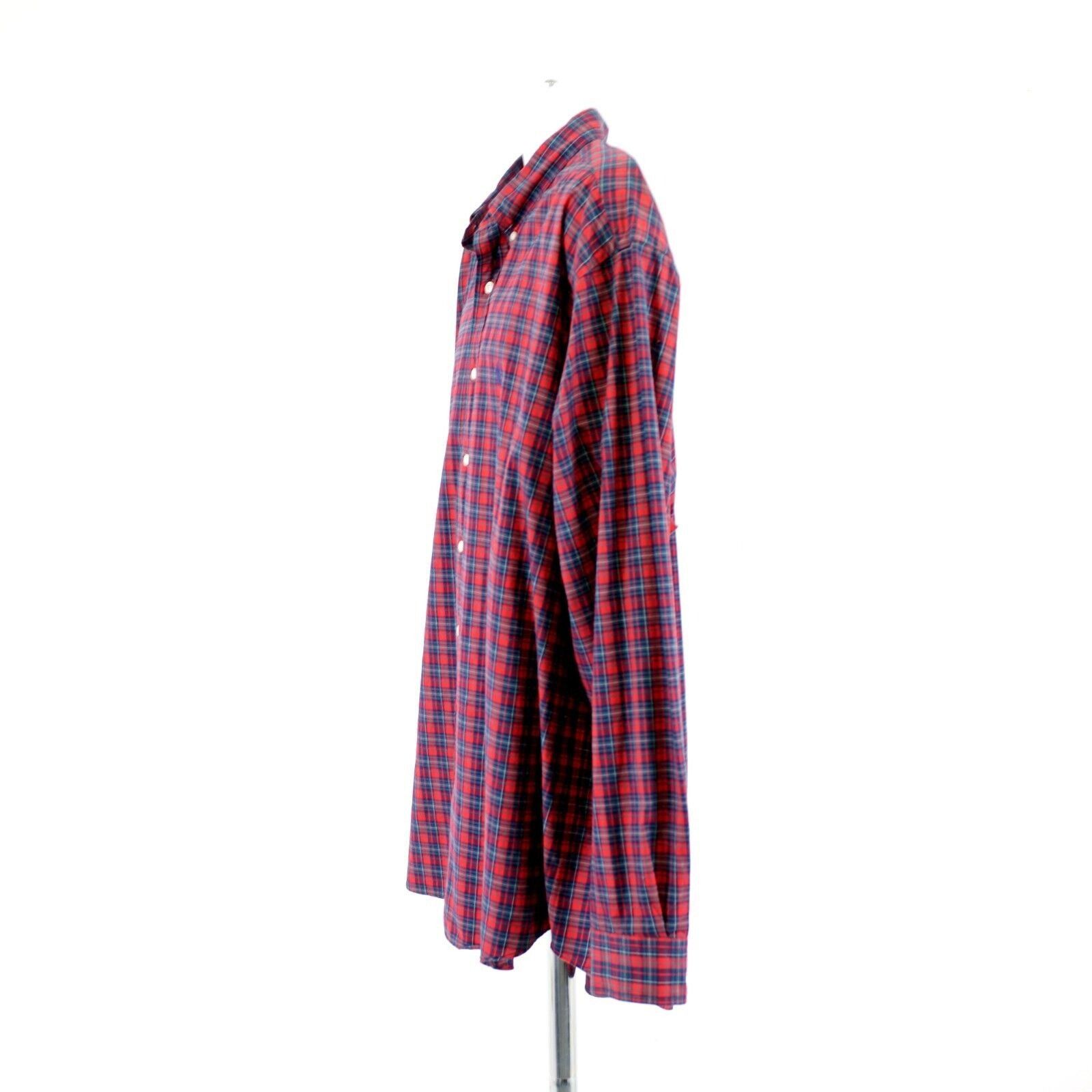 Ralph Lauren Ralph Lauren Blake 2XL Black Two Ply Cotton Plaid Red Green Size US XXL / EU 58 / 5 - 6 Thumbnail