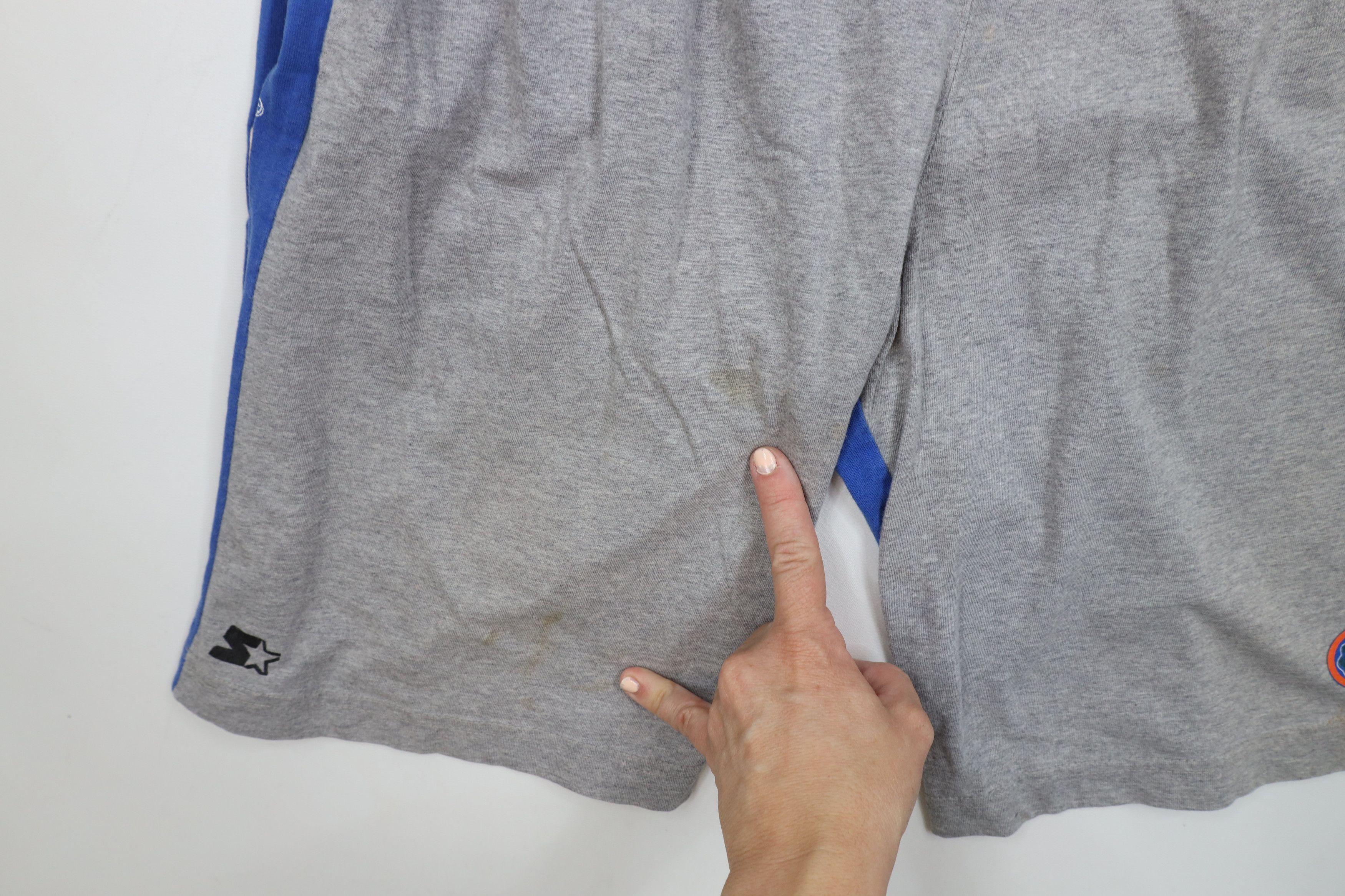 Starter Vintage 90s Starter University of Florida Shorts Gray Blue Size US 32 / EU 48 - 7 Thumbnail