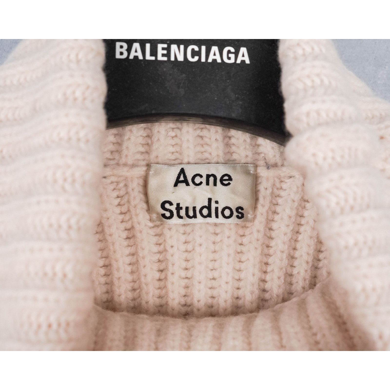 Acne Studios Acne studios beige wool knit turtleneck women’s sweater Size XXS / US 00 / IT 34 - 3 Thumbnail