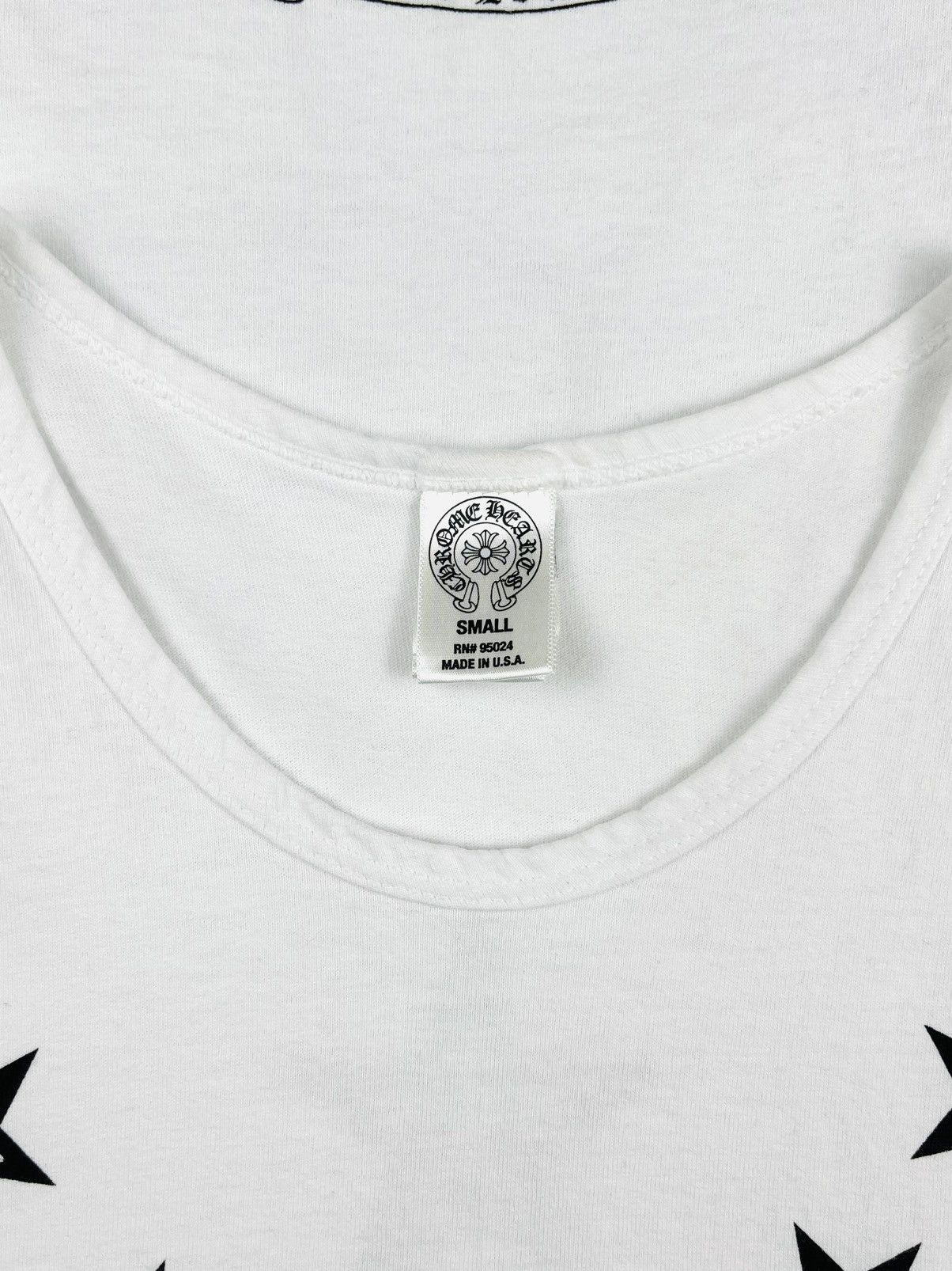 Chrome Hearts Chrome Hearts Made In Hollywood Star Tank Top White Size US S / EU 44-46 / 1 - 5 Thumbnail