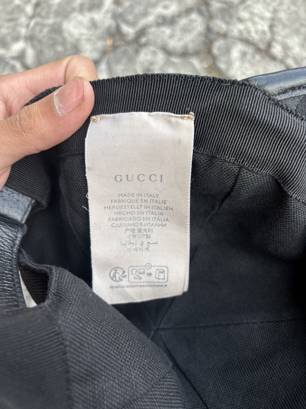 Gucci gucci hat jumbo gg monogram black Size ONE SIZE - 8 Thumbnail