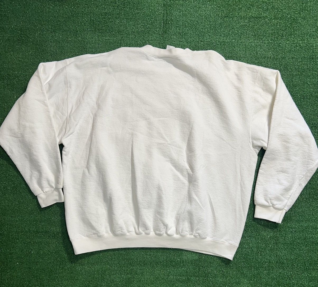 Nike × Vintage MADE IN USA - Vintage White Crewneck - RARE - XXL Size US XXL / EU 58 / 5 - 11 Thumbnail