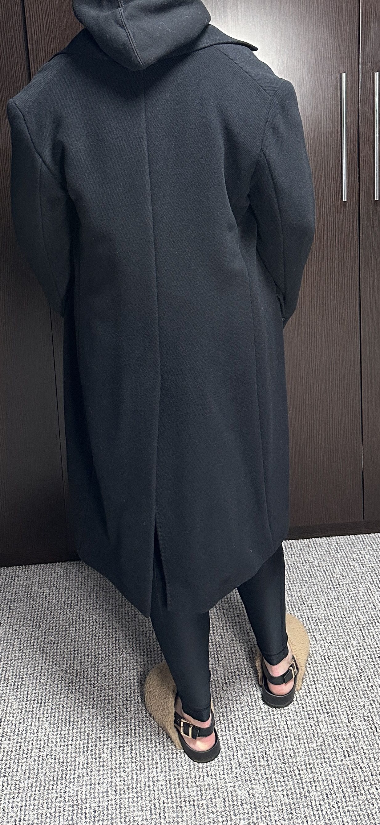 MAX&Co. × Max Mara × Weekend Max Mara Max Mara Black Women's Coat Size M-L 70% Wool 15% angora Size M / US 6-8 / IT 42-44 - 10 Thumbnail