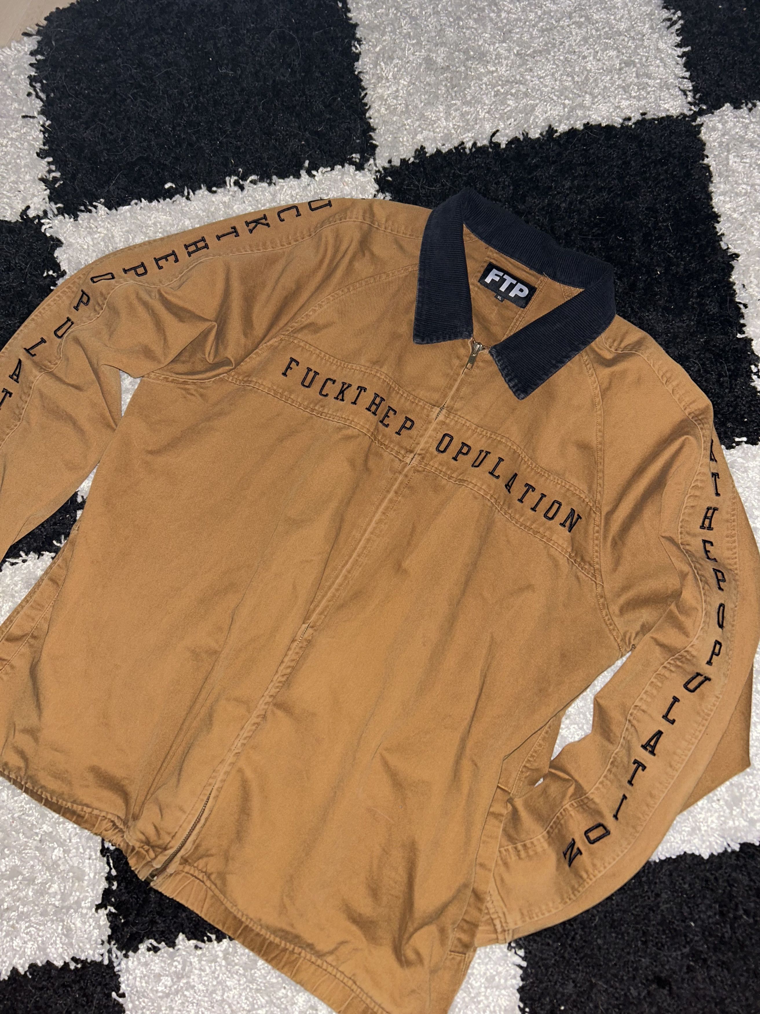 Fuck The Population FTP spell out jacket Size US XL / EU 56 / 4 - 1 Thumbnail