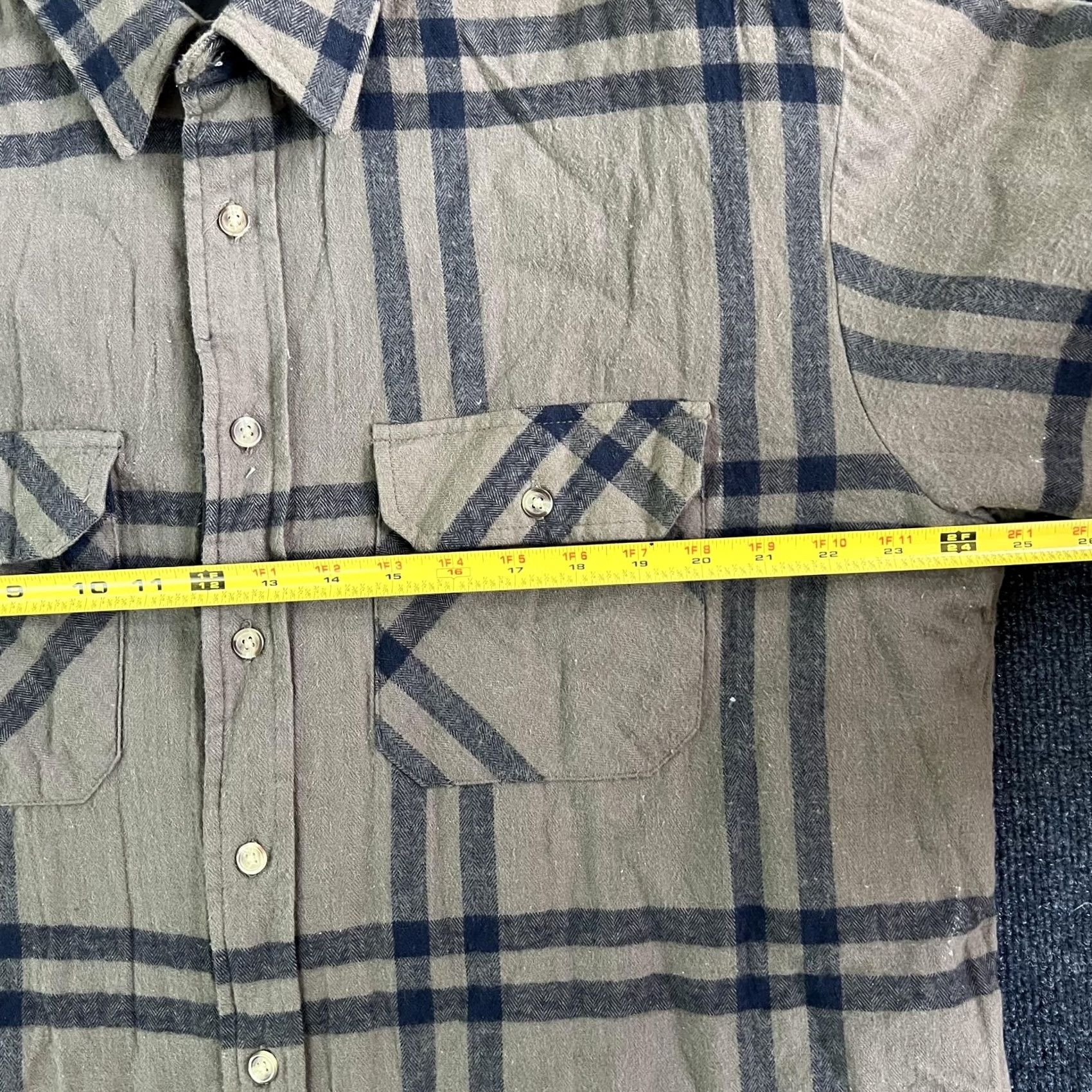 Vintage VINTAGE Flannel Country Quilt Shirt Jacket Mens Large Beige Plaid Quilted Lined 80% Cotton 20% Polyester Size US L / EU 52-54 / 3 - 6 Thumbnail
