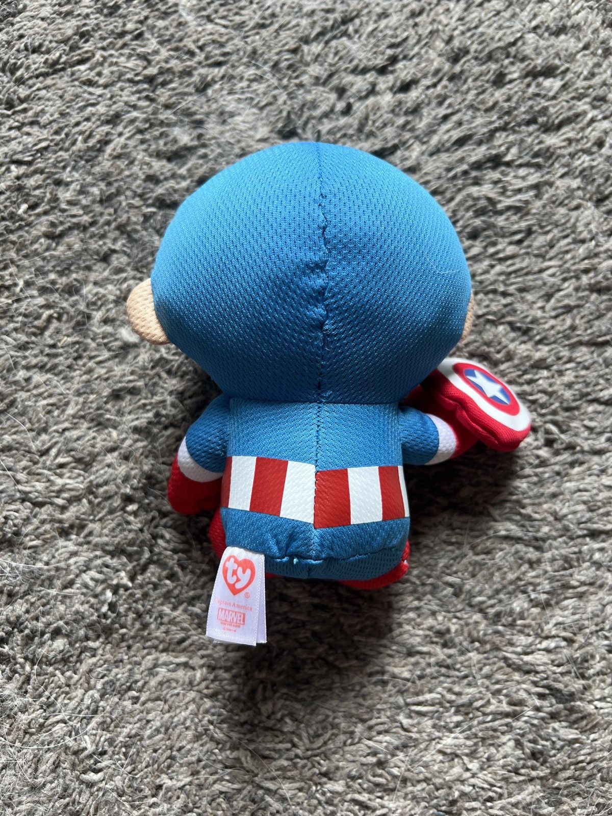 Marvel Comics 2022 Marvel Ty Captain America Beanie Baby Size ONE SIZE - 2 Thumbnail
