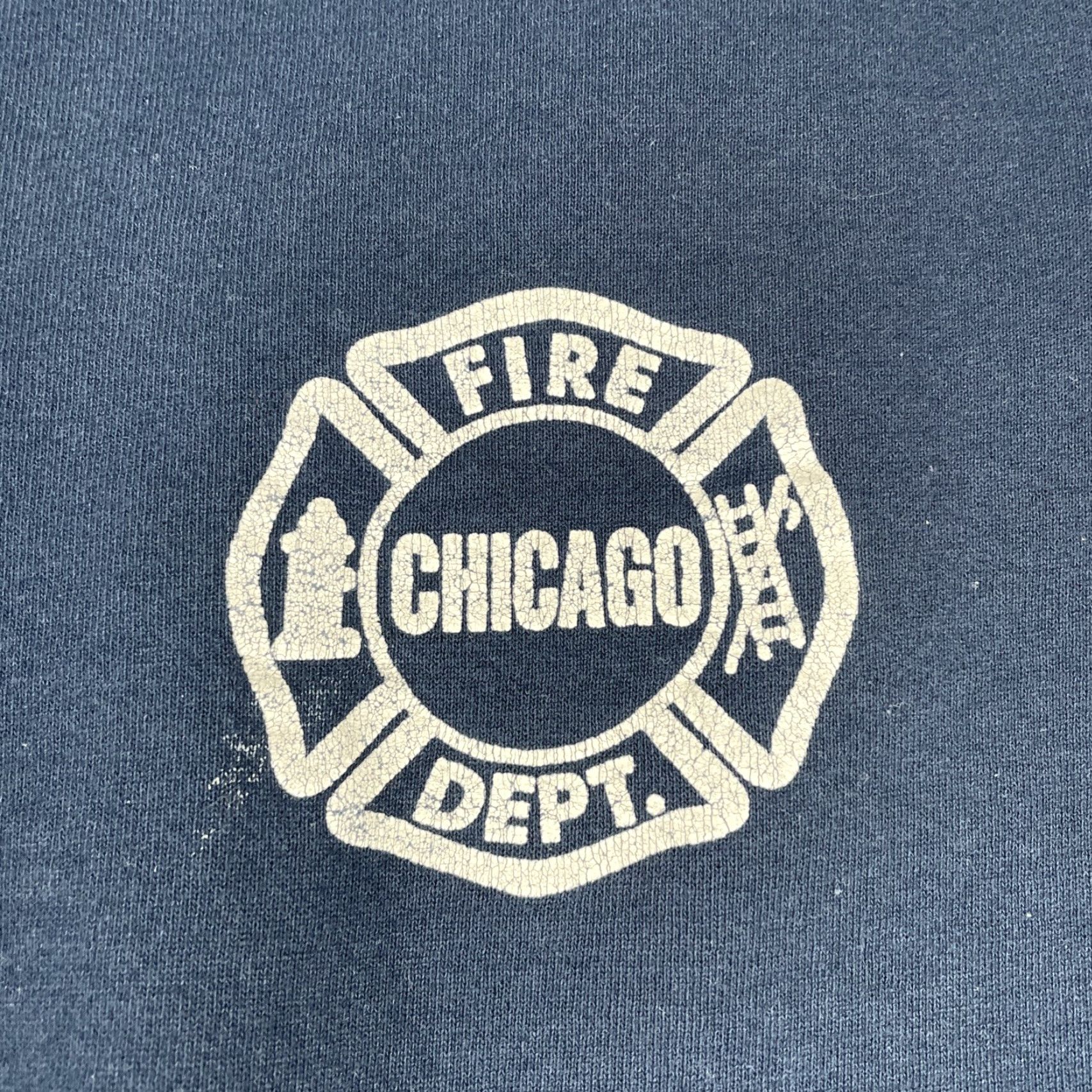Jerzees VINTAGE Jerzees Mens XL Chicago Fire Department Navy Blue Super Sweats Sweatpants Sweatpants Fire Department Fire Dept Mens XL Navy Blue Vintage Size US 36 / EU 52 - 3 Thumbnail