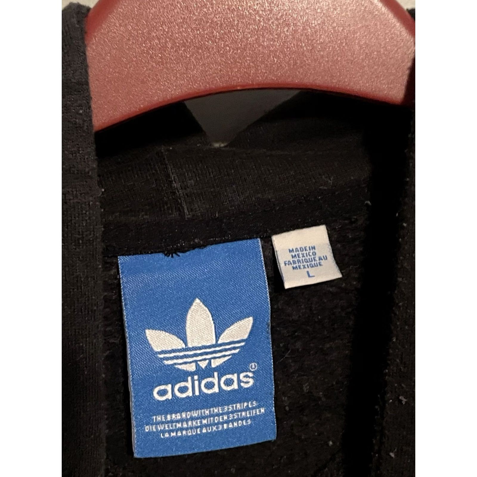 Adidas ADIDAS Hoodie Pullover Logo Black Size L Men Regular Hooded Size US L / EU 52-54 / 3 - 4 Thumbnail
