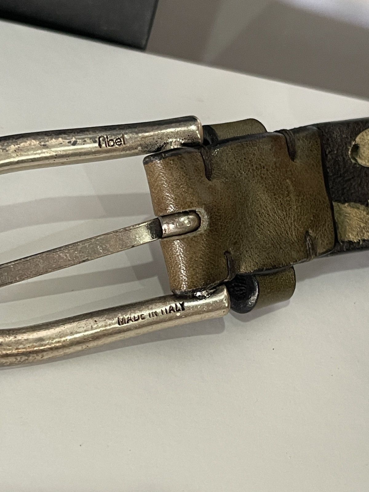 POST&CO POST&CO HandMade Leather Belt Size 30 - 8 Thumbnail