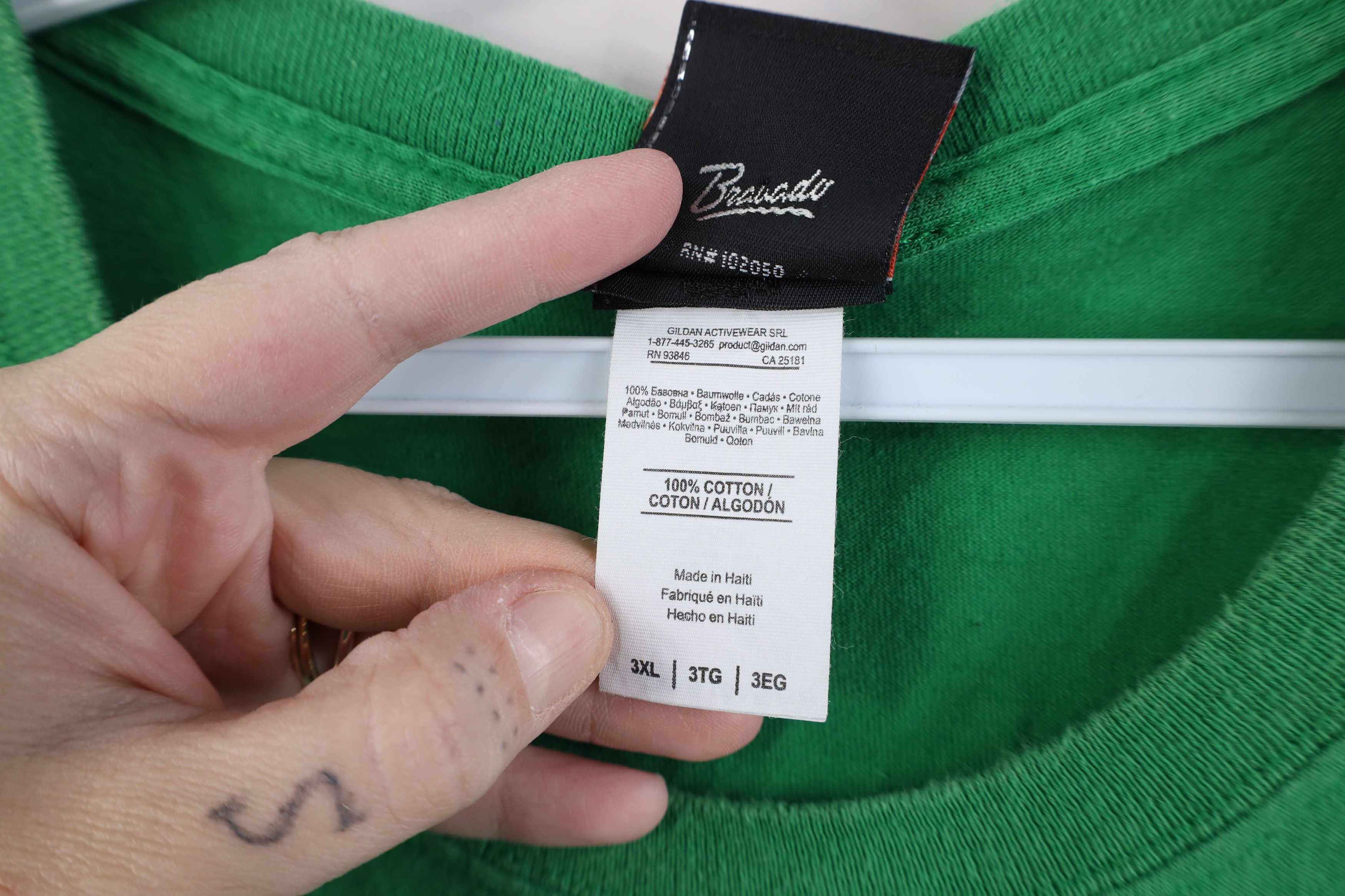Harley Davidson Vintage Y2K Harley Davidson Big Logo T-Shirt Kelly Green Size US XXL / EU 58 / 5 - 8 Thumbnail