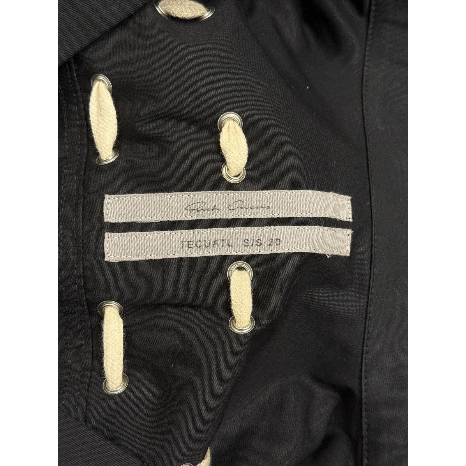 Rick Owens S/S2020 Rick Owens "Tecuatl" Megalace worker jacket Size S / US 4 / IT 40 - 9 Thumbnail