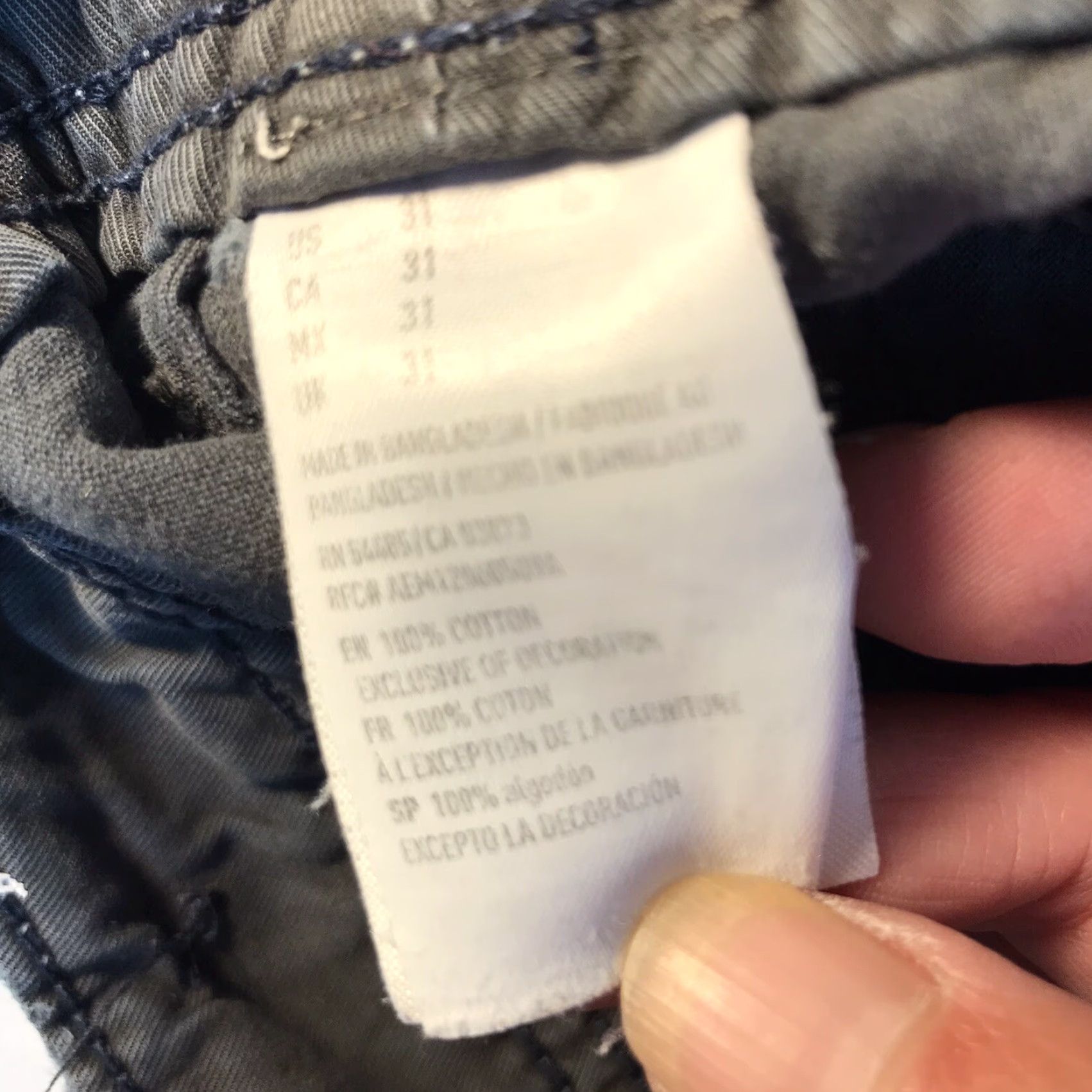 American Eagle Outfitters American Eagle Outfitters Gray Chino Shorts Mens Size 31 Mid-Rise Casual Outdoor Size US 31 - 5 Thumbnail