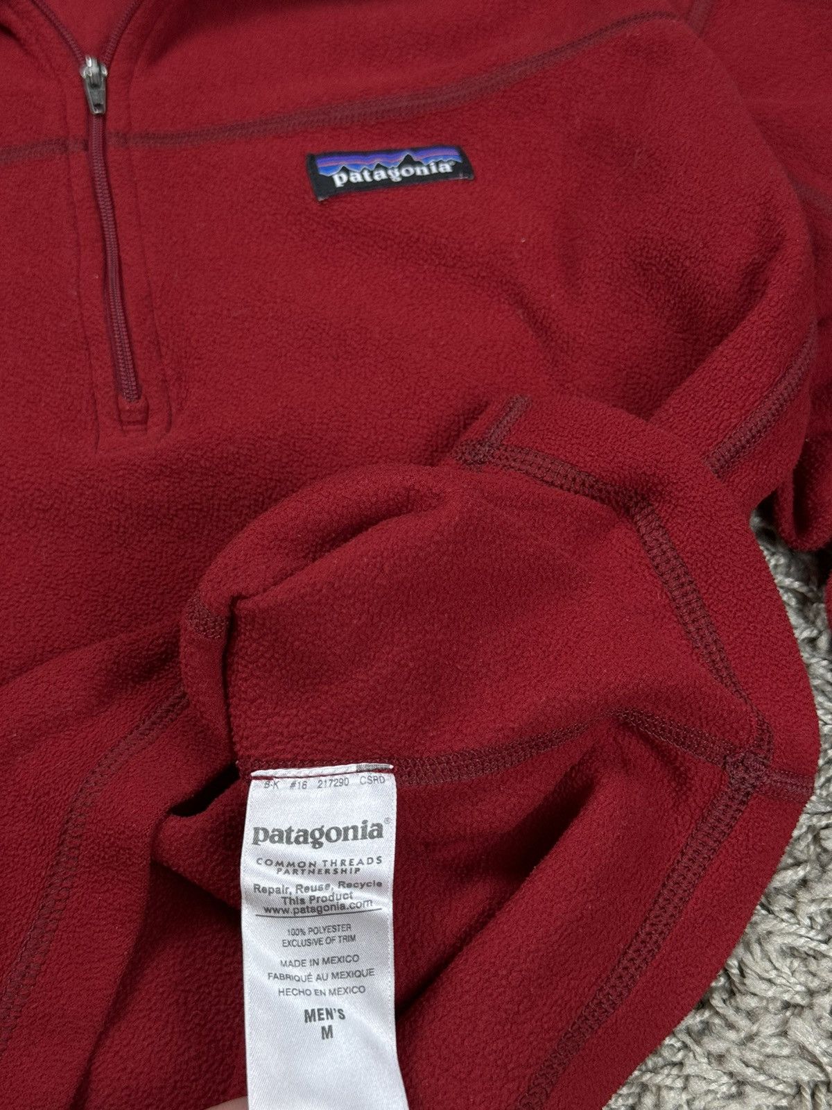 Patagonia × Vintage Vintage fleece polartec Patagonia oryginał outdoors item Size US M / EU 48-50 / 2 - 3 Thumbnail