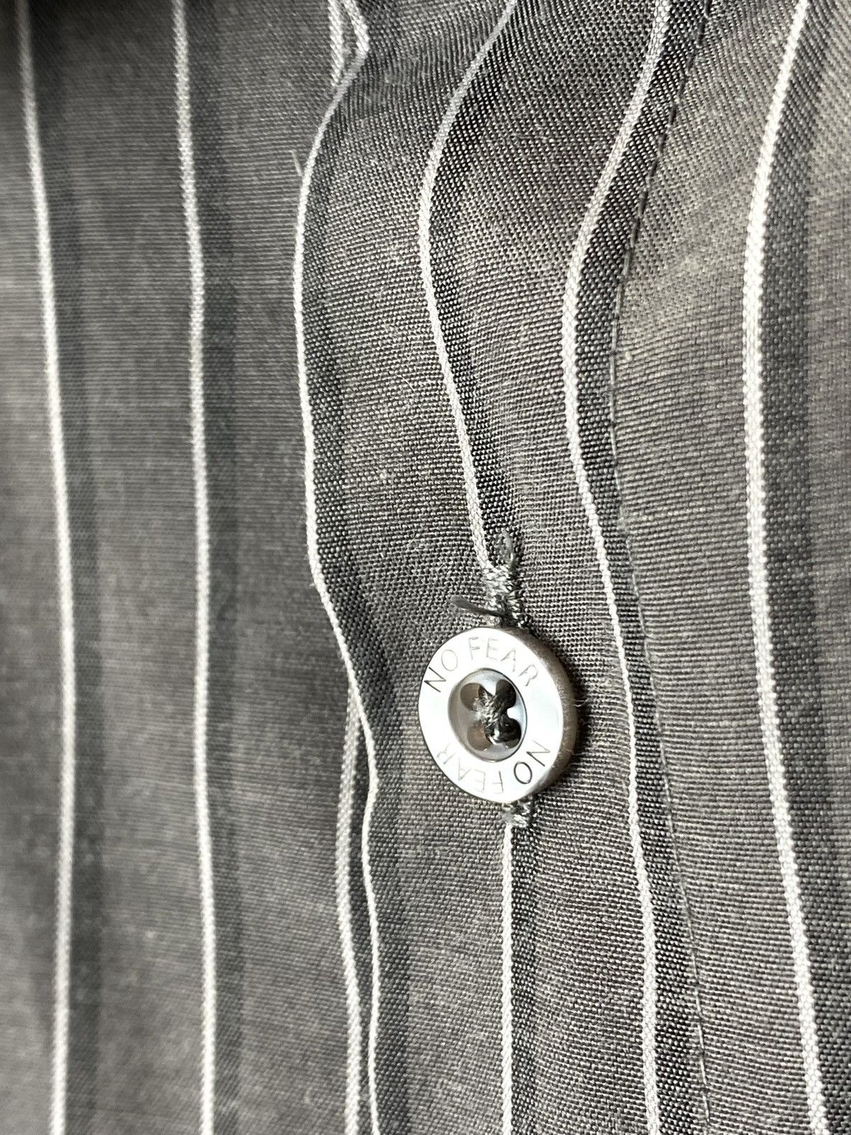 No Fear Rare! Vintage No Fear Striped Shirt Hook Ups Size US M / EU 48-50 / 2 - 5 Thumbnail