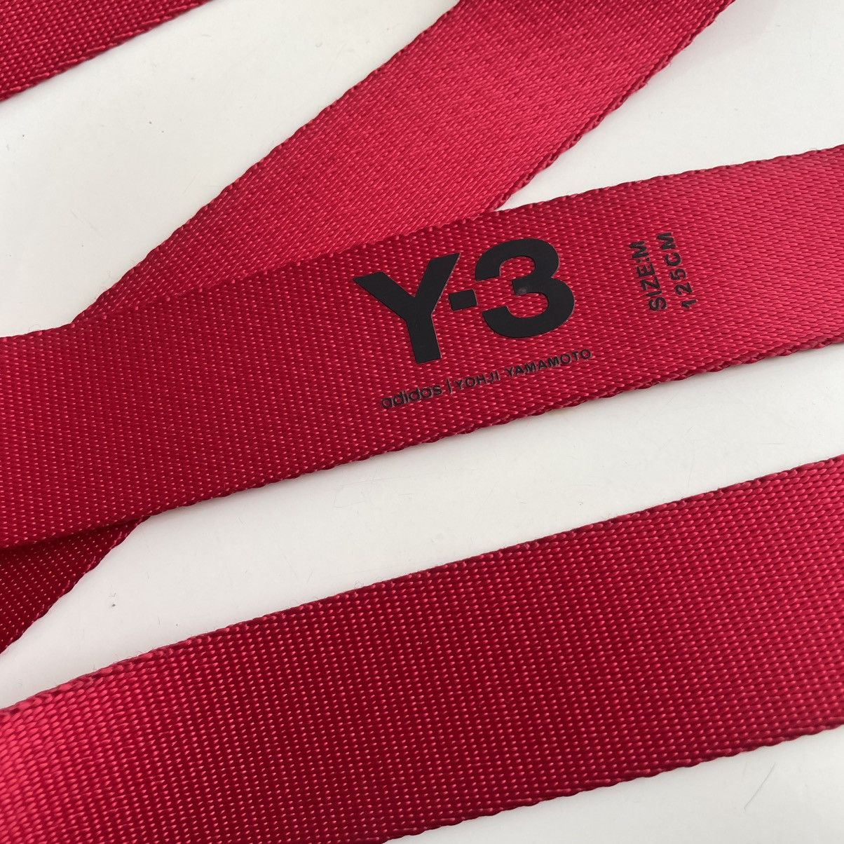 Adidas × Y-3 Y-3 "Yohji Yamamoto Adidas Classic" D-Ring Belt Size ONE SIZE - 5 Thumbnail