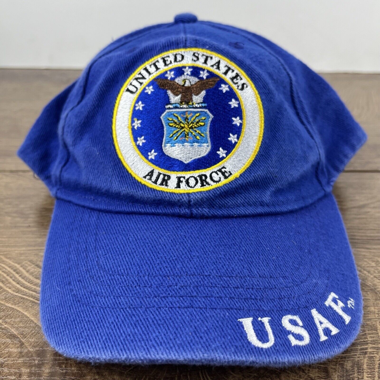 Other United States Air Force Hat US Air Force Hat Blue Adjustable Size ONE SIZE - 6 Thumbnail