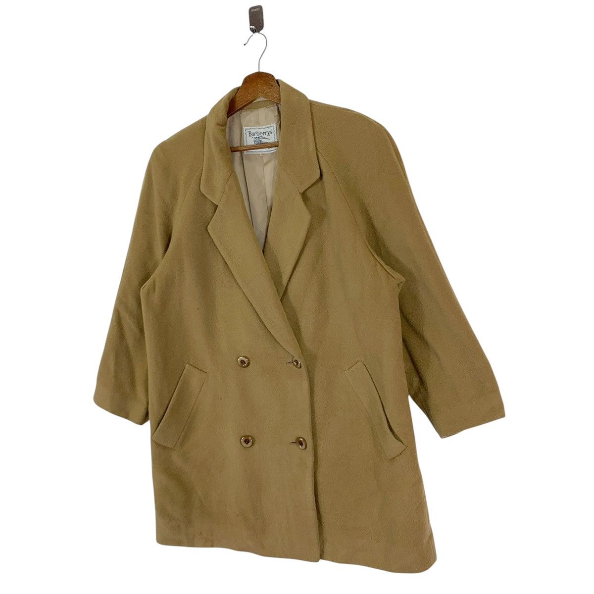 Burberry VINTAGE BURBERRYS OF LONDON DOUBLE BREASTED WOOL COAT Size US M / EU 48-50 / 2 - 2 Thumbnail