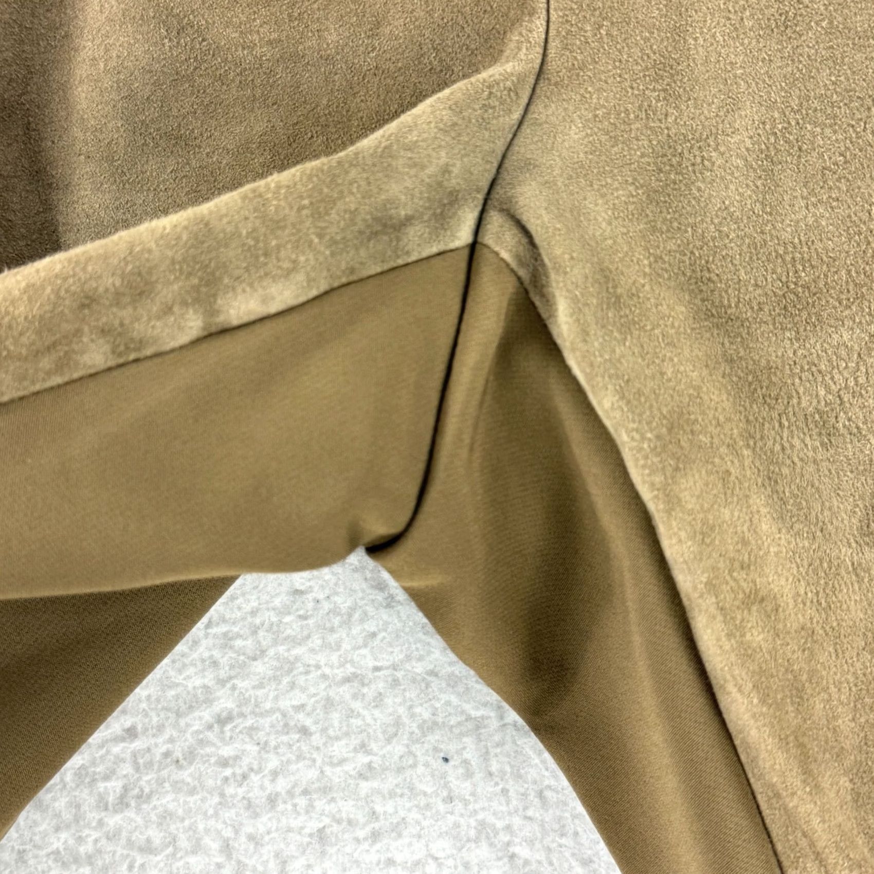 Vintage Lafayette 148 Murray Pant Womens Medium Brown Cropped Ankle Zip Pull On Stretch Size 32" / US 10 / IT 46 - 5 Thumbnail