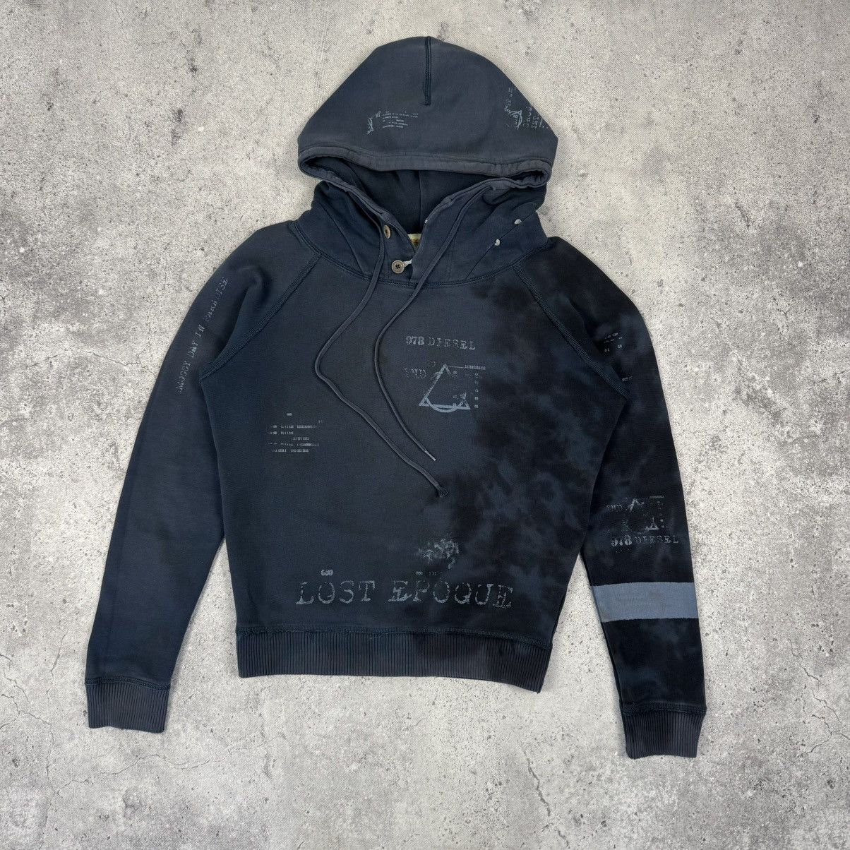 Diesel × Vintage Vintage Diesel Y2K Crazy Hoodie Size US M / EU 48-50 / 2 - 1 Thumbnail