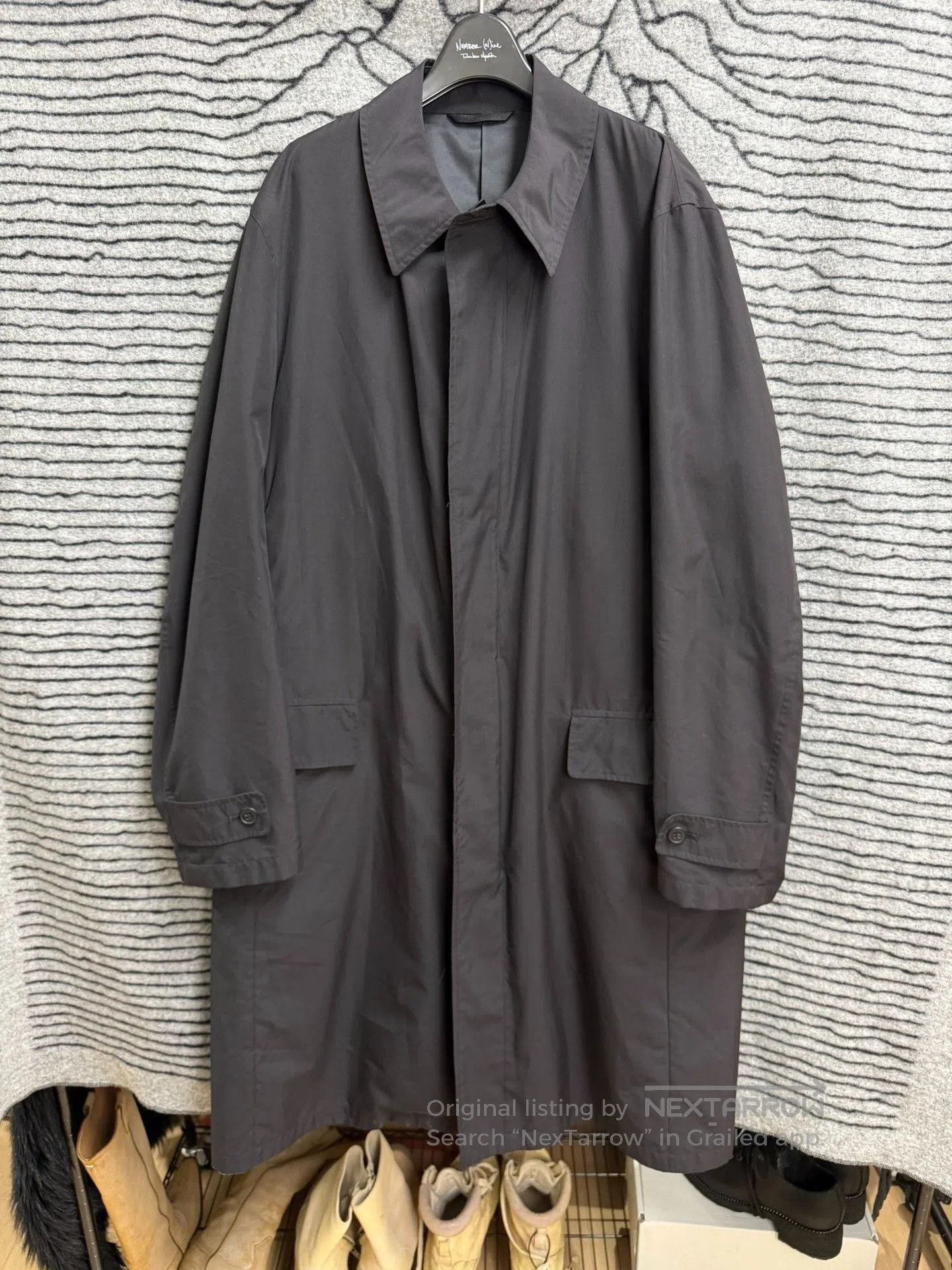 Yohji Yamamoto A.A.R Nylon Functional Coat.