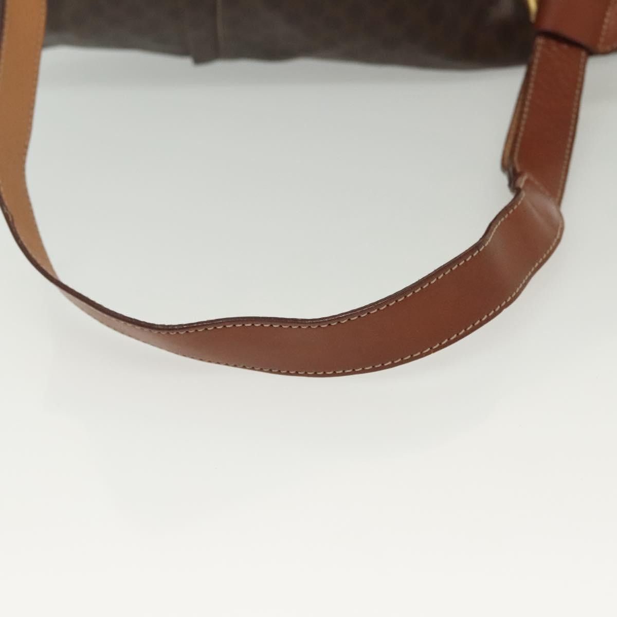 Celine CELINE Macadam Canvas Shoulder Bag Pvc Leather Brown Gold Size ONE SIZE - 7 Thumbnail