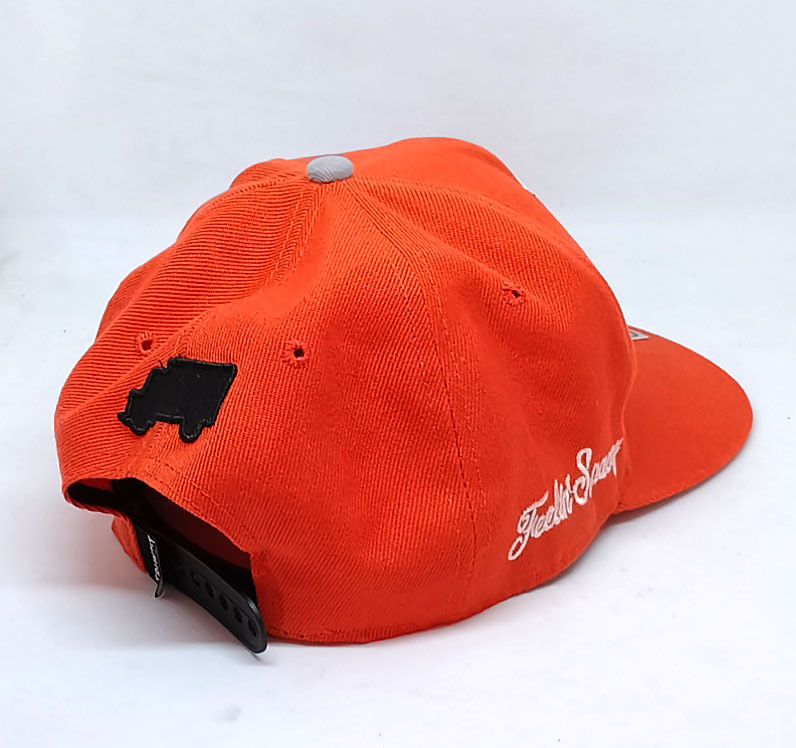 TRUKFIT Trukfit Orange Flat Brim Cap One Size Snapback Hat Size ONE SIZE - 4 Thumbnail