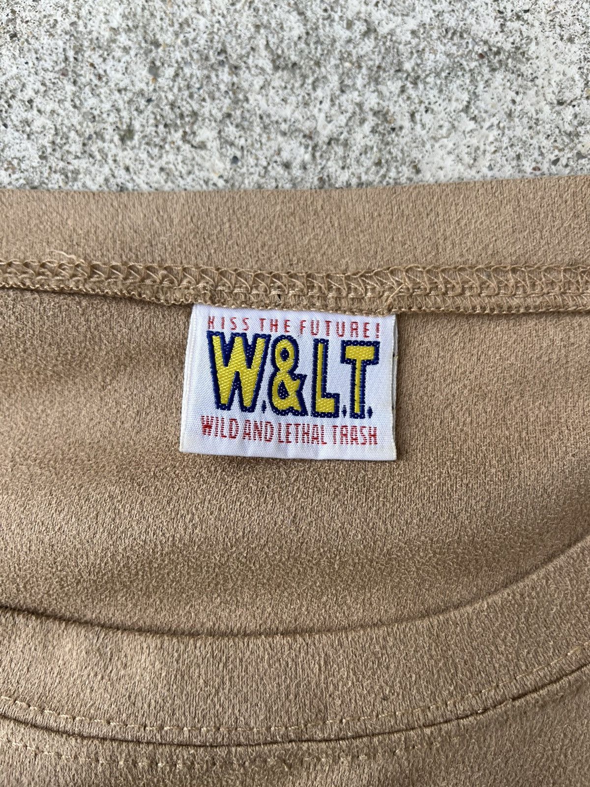 W&LT 2000s Walter Van Beirendonck Velvet Soft Fleece t shirt Size US M / EU 48-50 / 2 - 4 Thumbnail