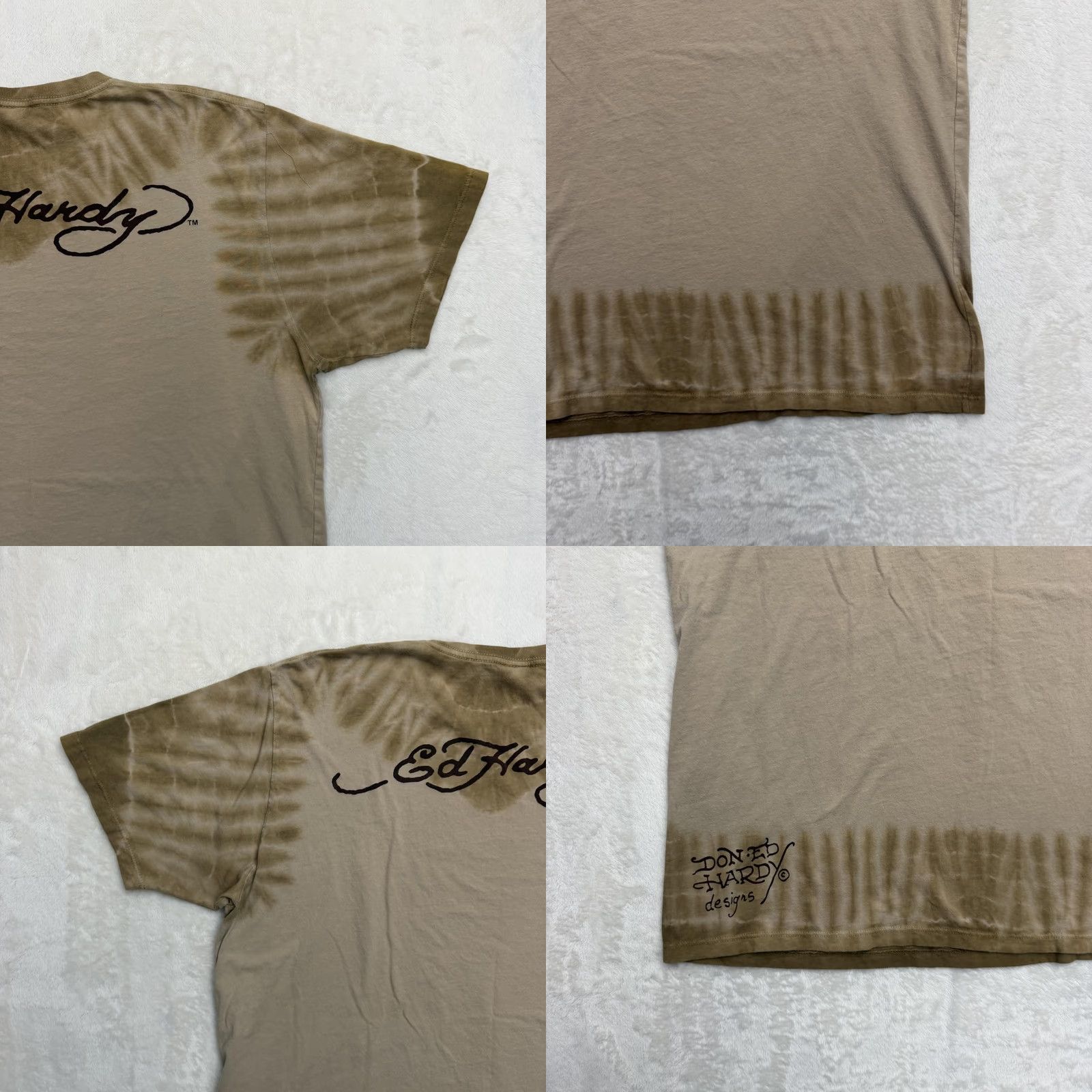 Ed Hardy Ed Hardy Shirt Mens 2XL Brown Freedom 1958 Flying High Tie Dye Tattoo Graphic Crew Neck Short Sleeve Cotton Vintage No Size US XXL / EU 58 / 5 - 9 Thumbnail