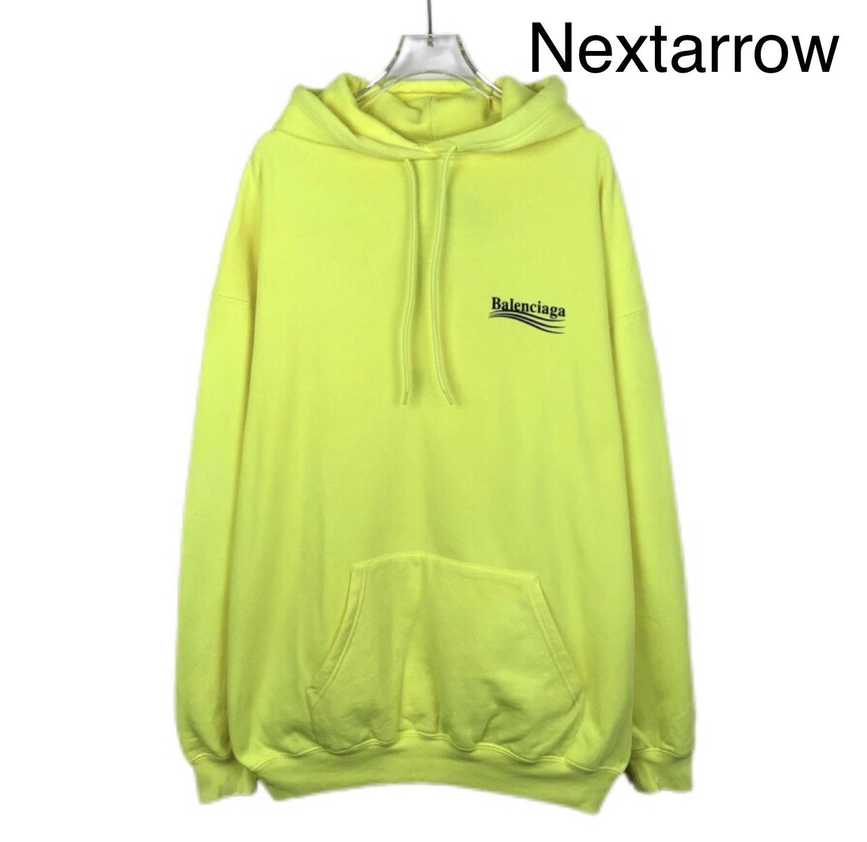 Balenciaga logo cola print hooded long sleeve sweatshirt